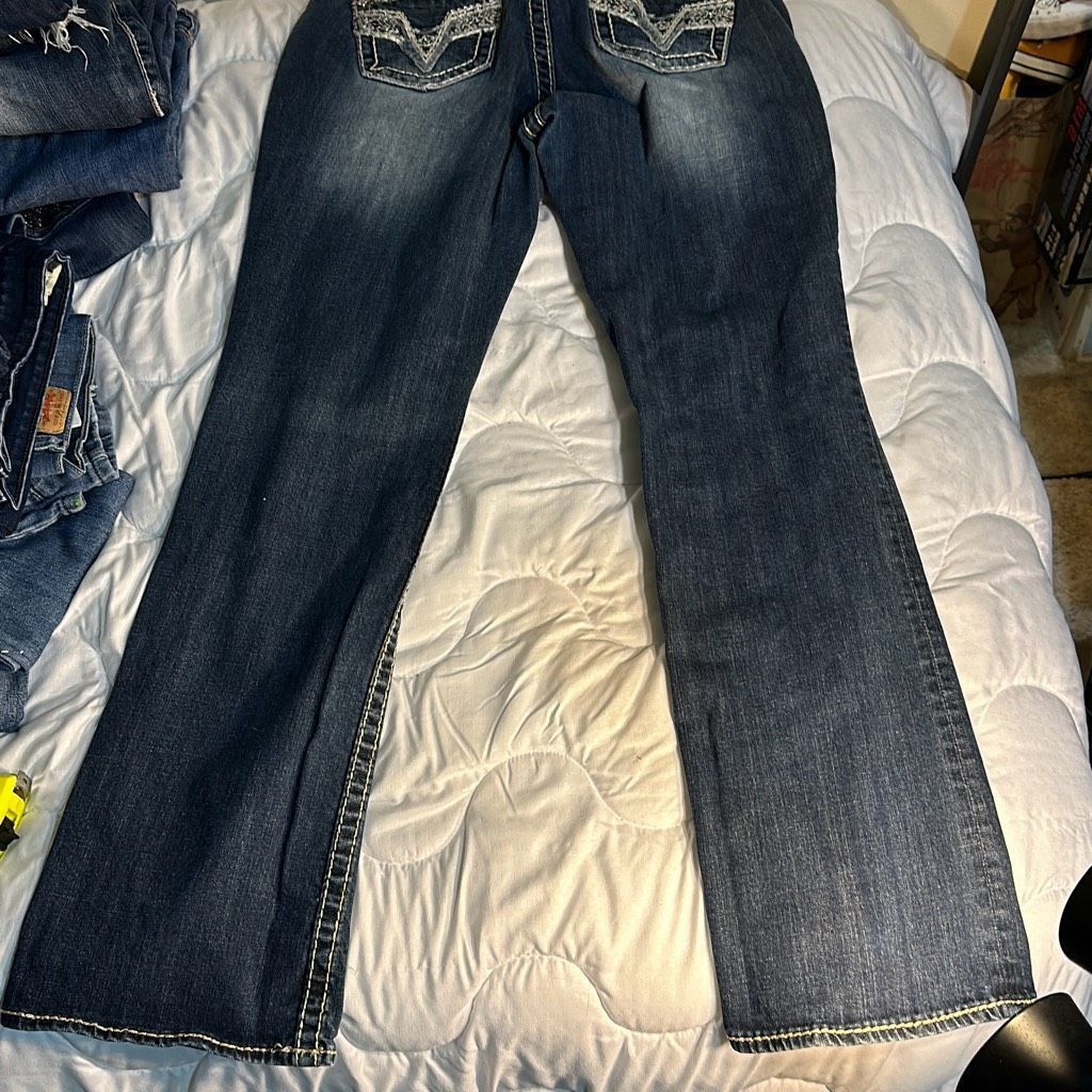 Other Vigoss Bling Jeans Size 14. Inseam 30 inches Bootcut The Ch Grailed