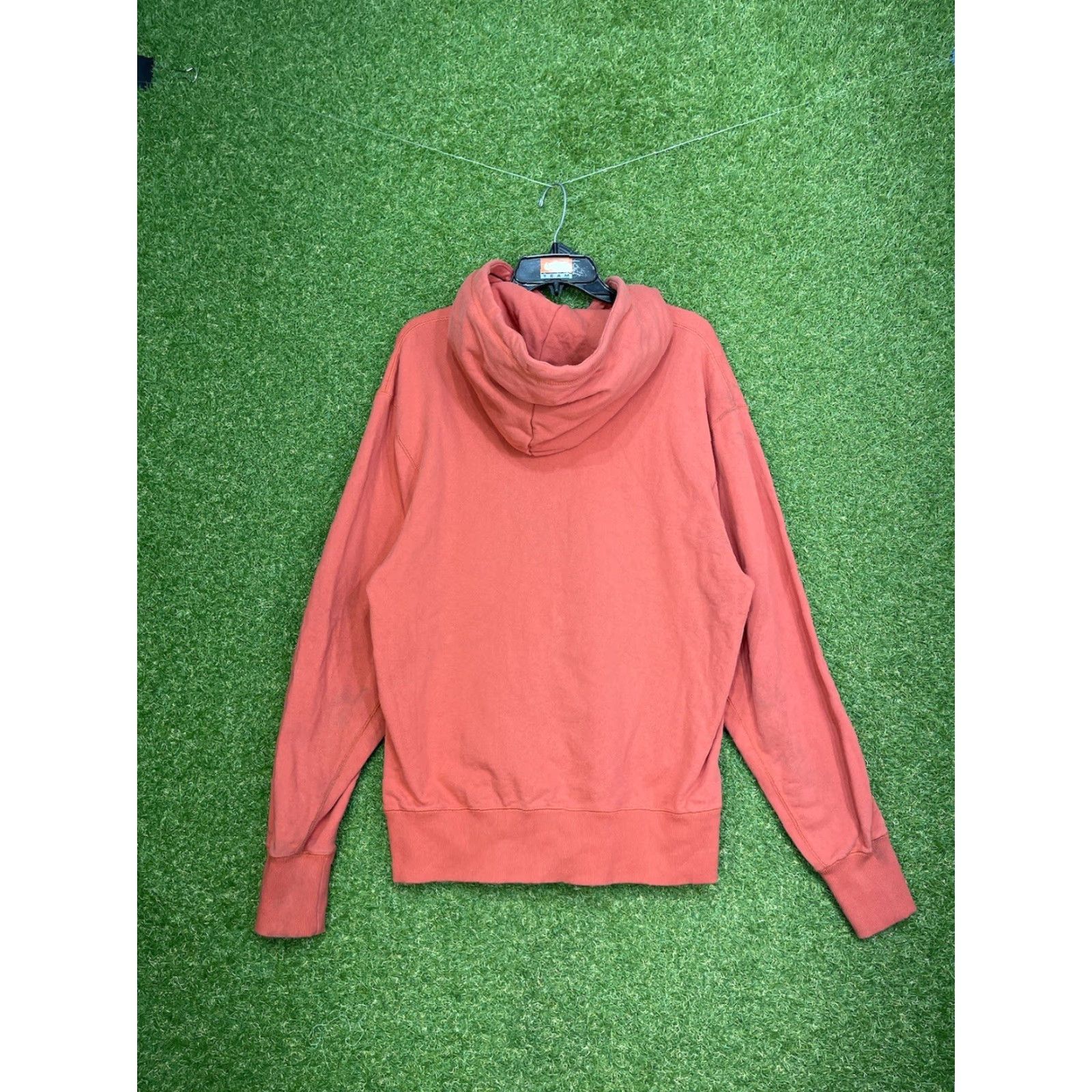 Nike Nike Sportswear Hoodie Womens Club Fleece Athleticwear Y2K Sports Size Medium Red Crew Neck Long Sleeve Pullover Sweatshirt Logo Embroidered Size M / US 6-8 / IT 42-44 - 2 Thumbnail