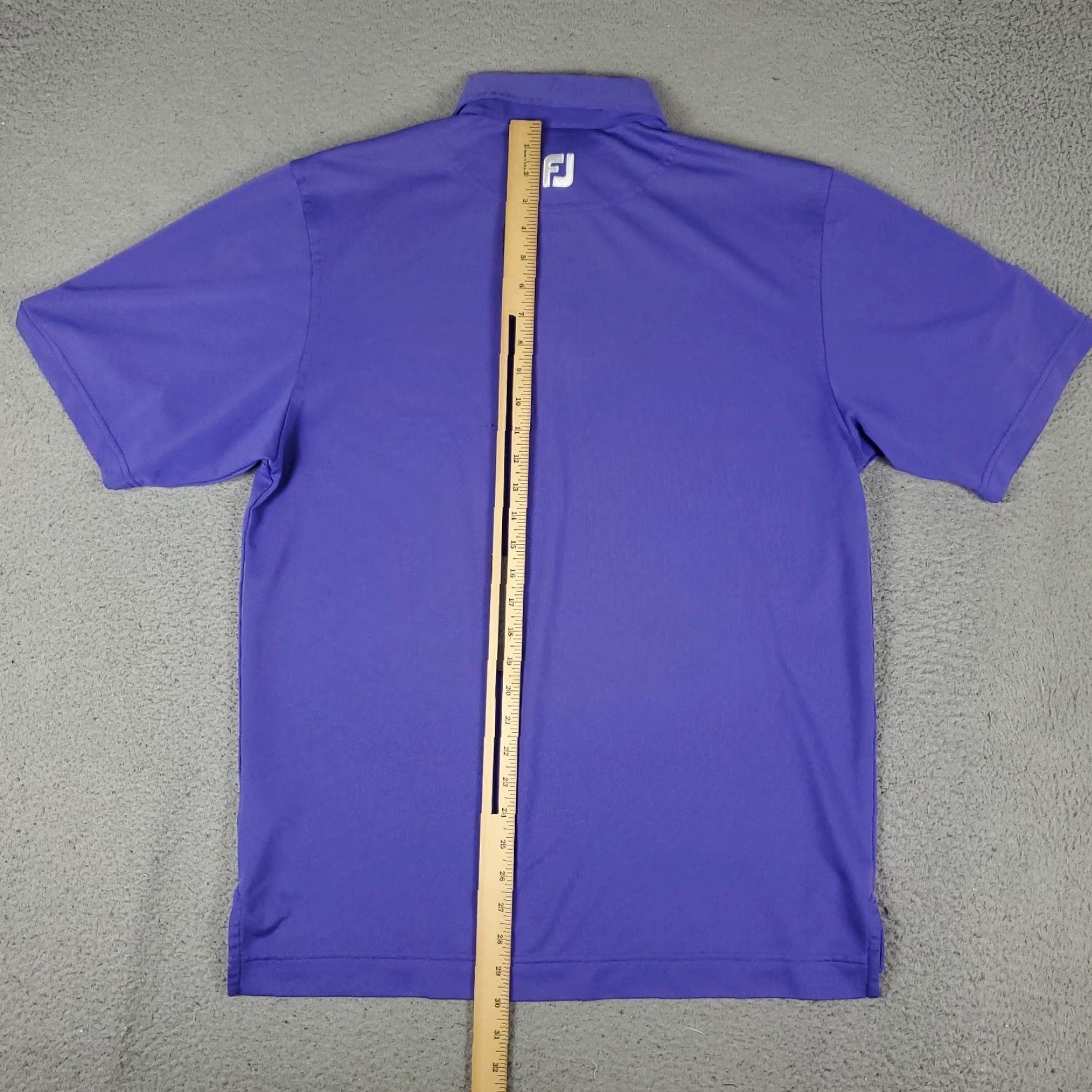 Footjoy FJ Polo Shirt Mens M Purple Golf Casual Short Sleeve Polo Shirt Mens Purple Sports Modern Preppy Size US M / EU 48-50 / 2 - 4 Thumbnail