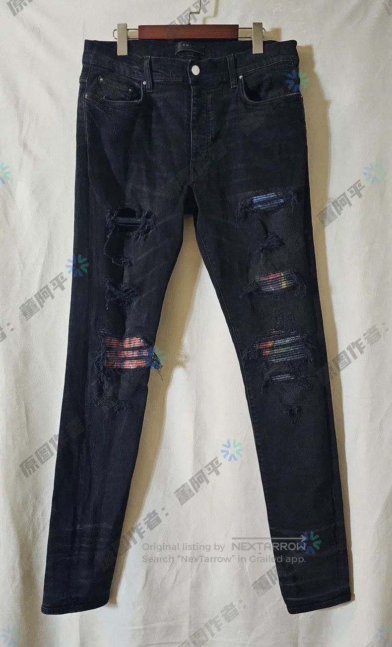 Amiri Amiri Size 34 MX1 ripped jeans Size US 34 / EU 50 - 1 Thumbnail