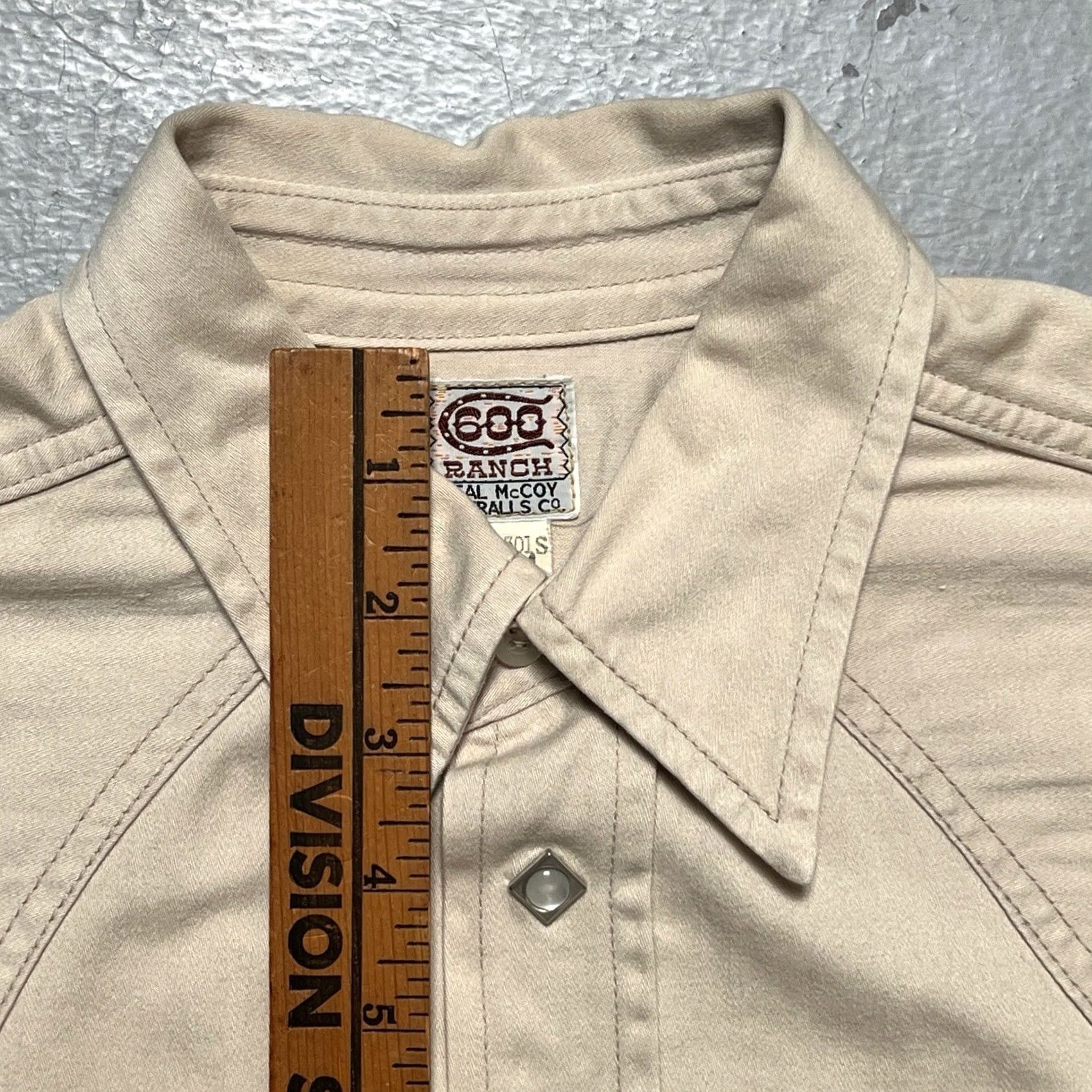 Vintage The Real McCoys Western Shirt 14 XS-S Beige Cotton Button-Up Snap Vintage 50s 60s Made Japan Unisex Adults Mens Womens Size US S / EU 44-46 / 1 - 2 Thumbnail