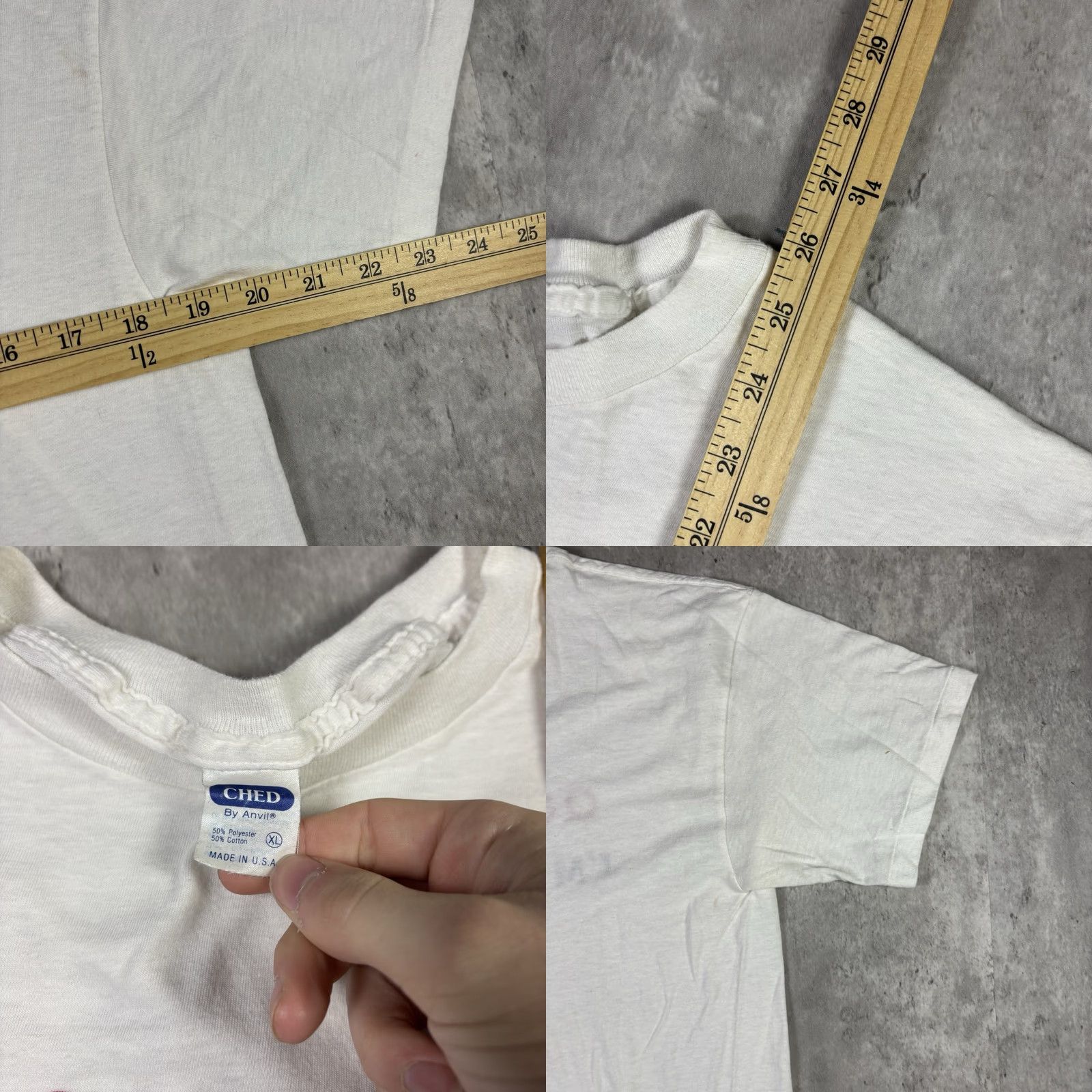 Vintage VINTAGE 80s Blood Center Promo T Shirt White XL Adult Men Short Sleeve Round Neck Cotton Size US XL / EU 56 / 4 - 8 Thumbnail