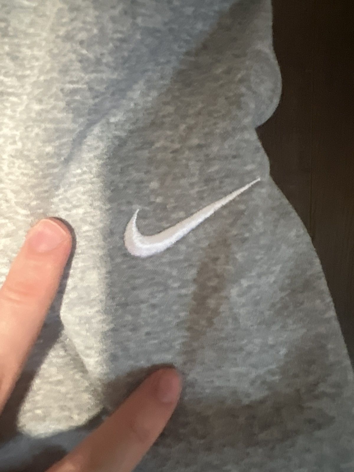 Nike Nike grey sweatpants size L Size US 35 - 2 Thumbnail