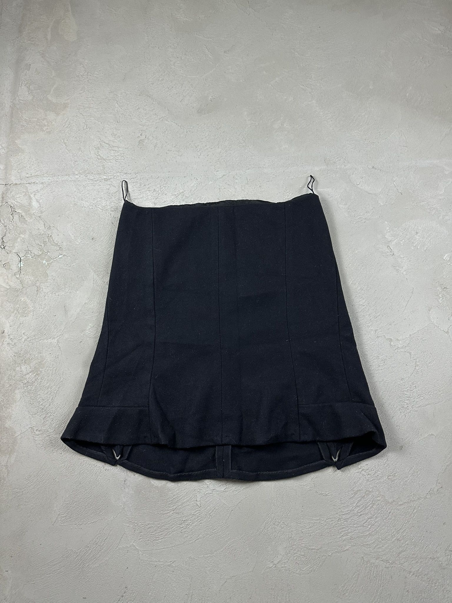 Designer × Jil Sander × Vintage Vintage Jill Sander Wool Midi Skirt Size 28" / US 6 / IT 42 - 1 Thumbnail