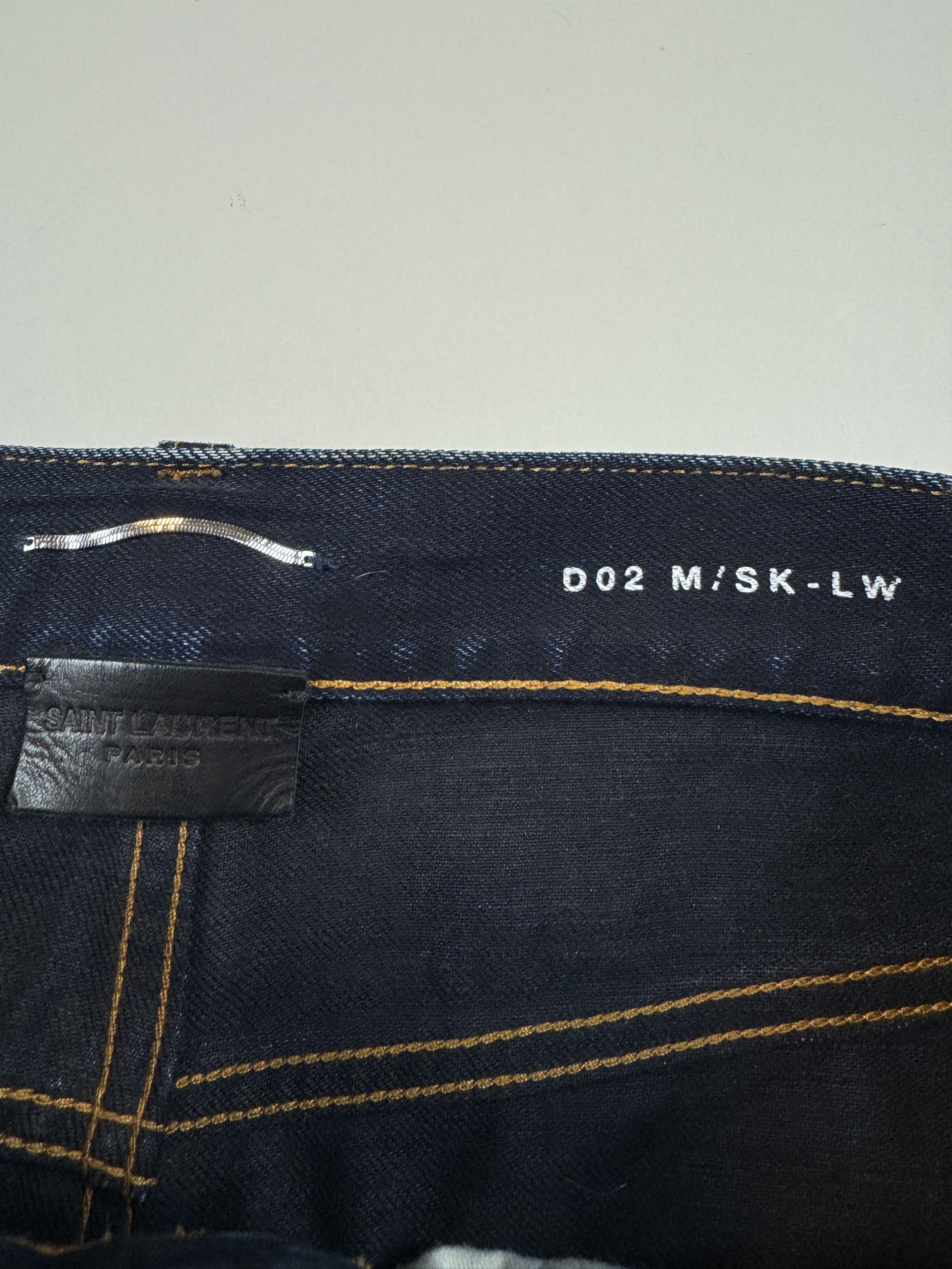 Saint Laurent Paris Saint Laurent Raw Denim D02 JEans Size US 32 / EU 48 - 6 Thumbnail