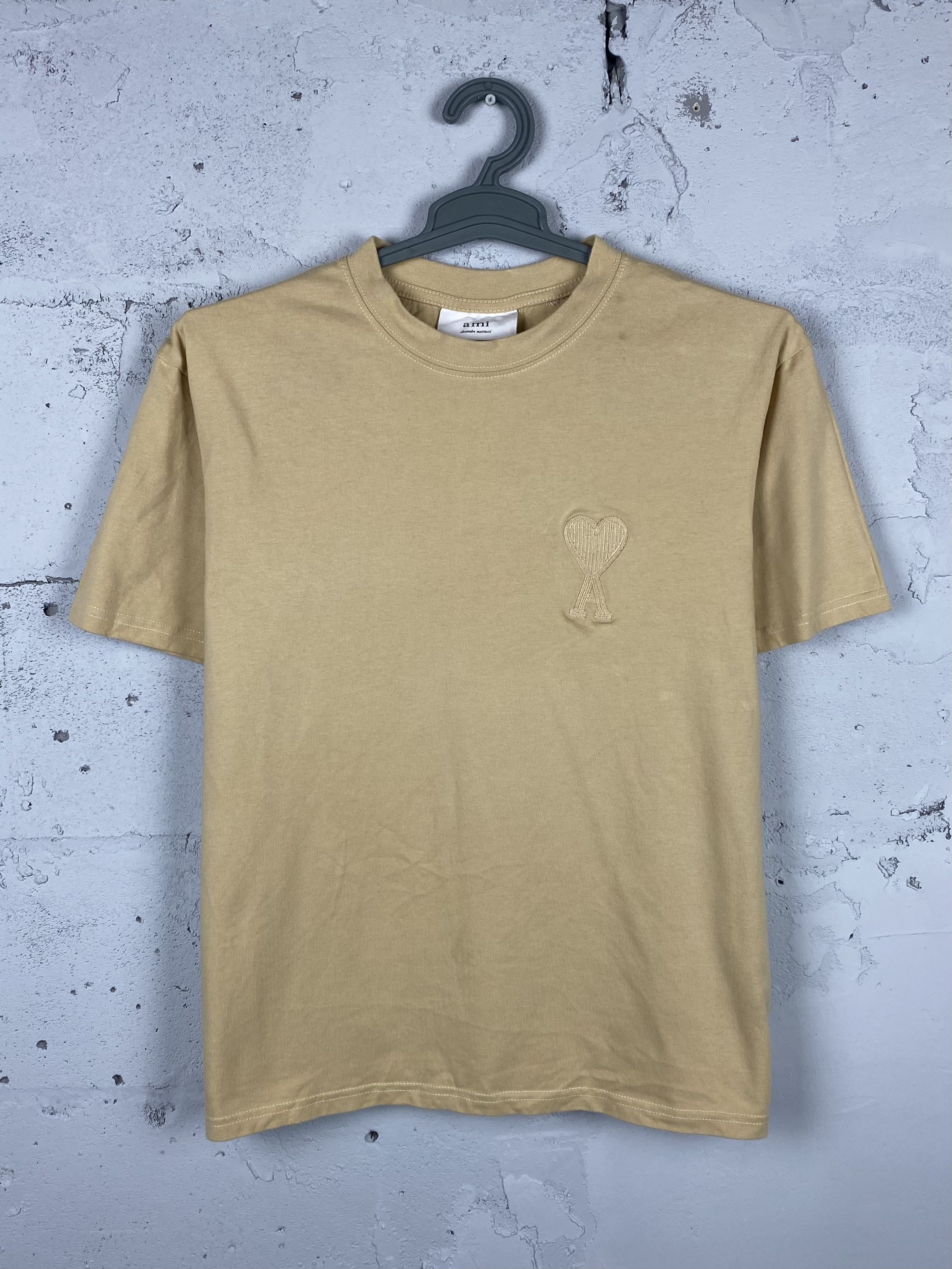 AMI AMI ALEXANDRE MATTIUSSI Sand T-Shirt M Size US M / EU 48-50 / 2 - 1 Thumbnail