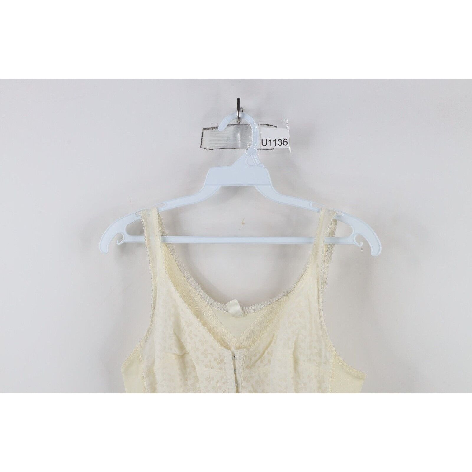 Vintage Vintage 60s 70s Rockabilly Lace Clasp Crotch Bodysuit Size L / US 10 / IT 46 - 2 Thumbnail
