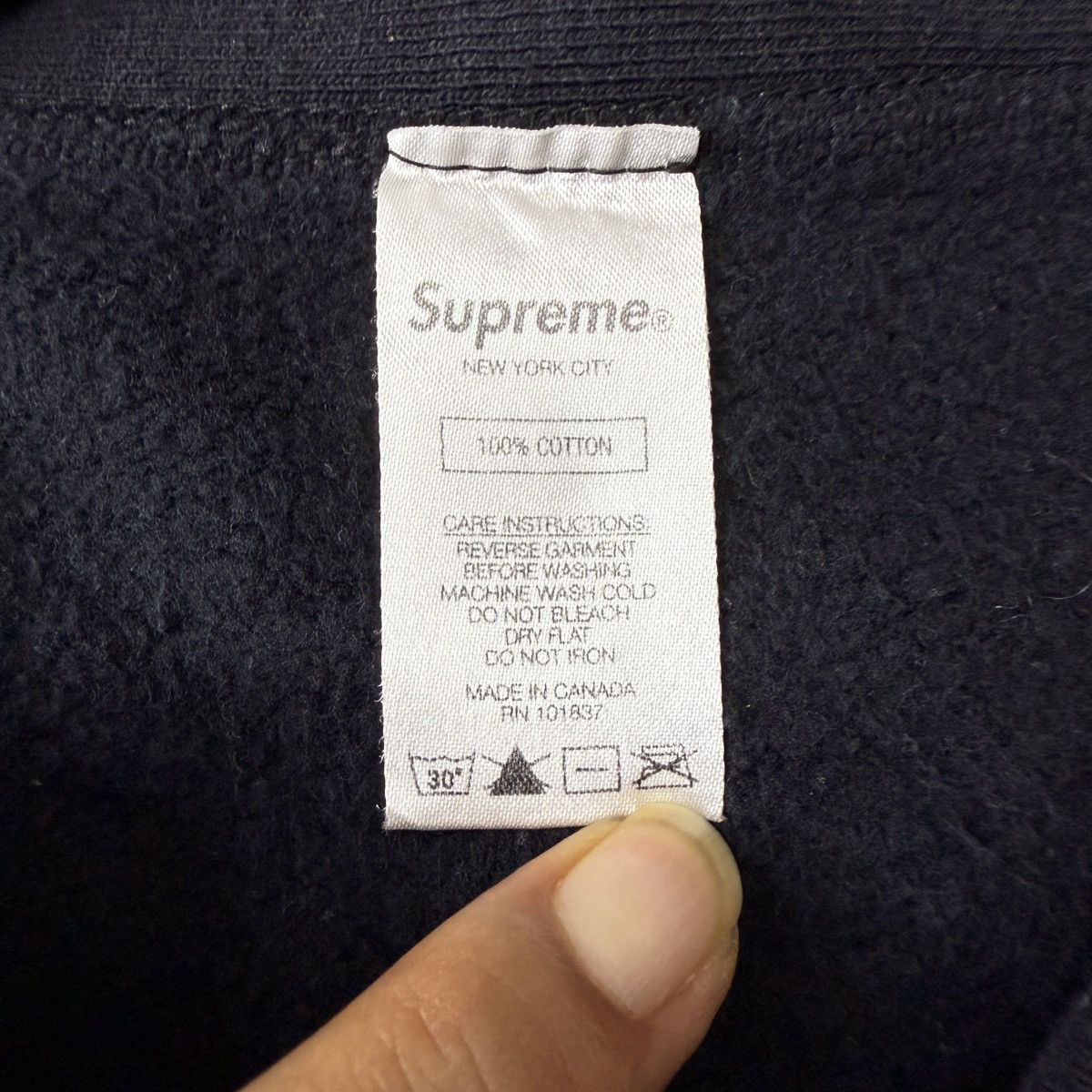Supreme Supreme NY hoodie EUC Fw19 Size US M / EU 48-50 / 2 - 7 Thumbnail