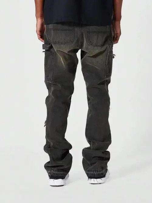 Other High street patchwork raw edge logging denim shorts Size US 30 / EU 46 - 5 Thumbnail
