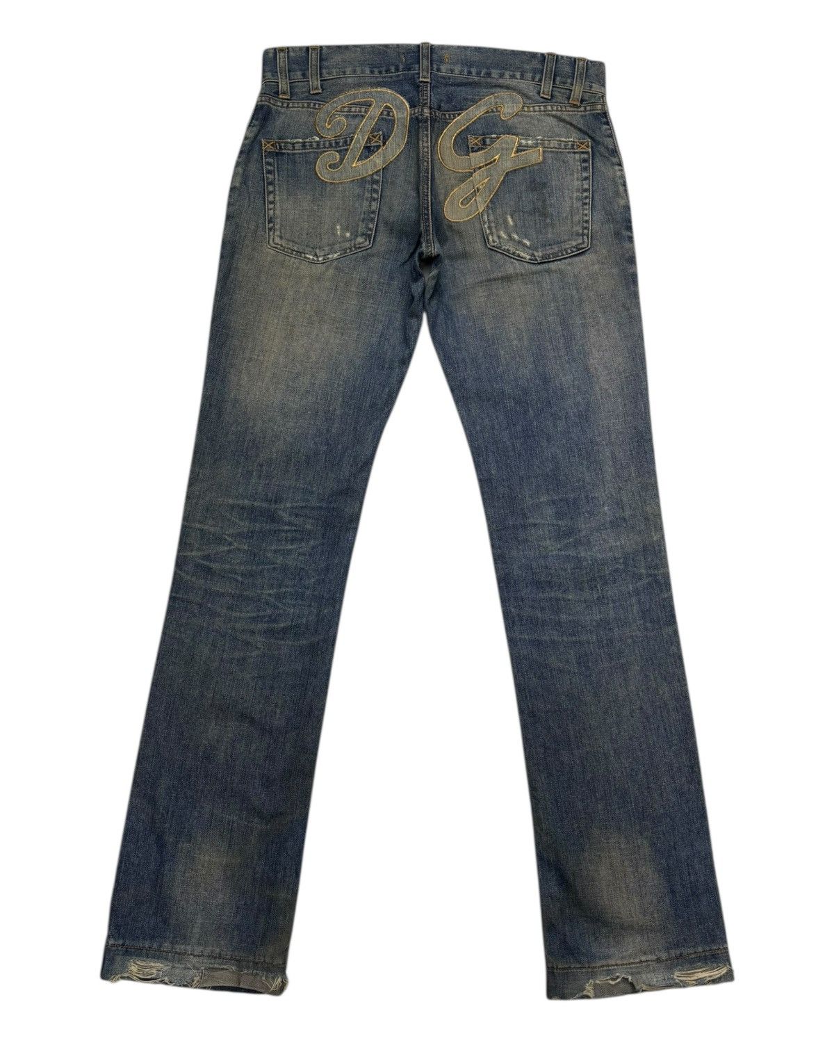 Dolce & Gabbana × Undercover Archived 🇮🇹 Dolce & Gabbana DG Distressed Denim Jeans Size US 34 / EU 50 - 7 Thumbnail