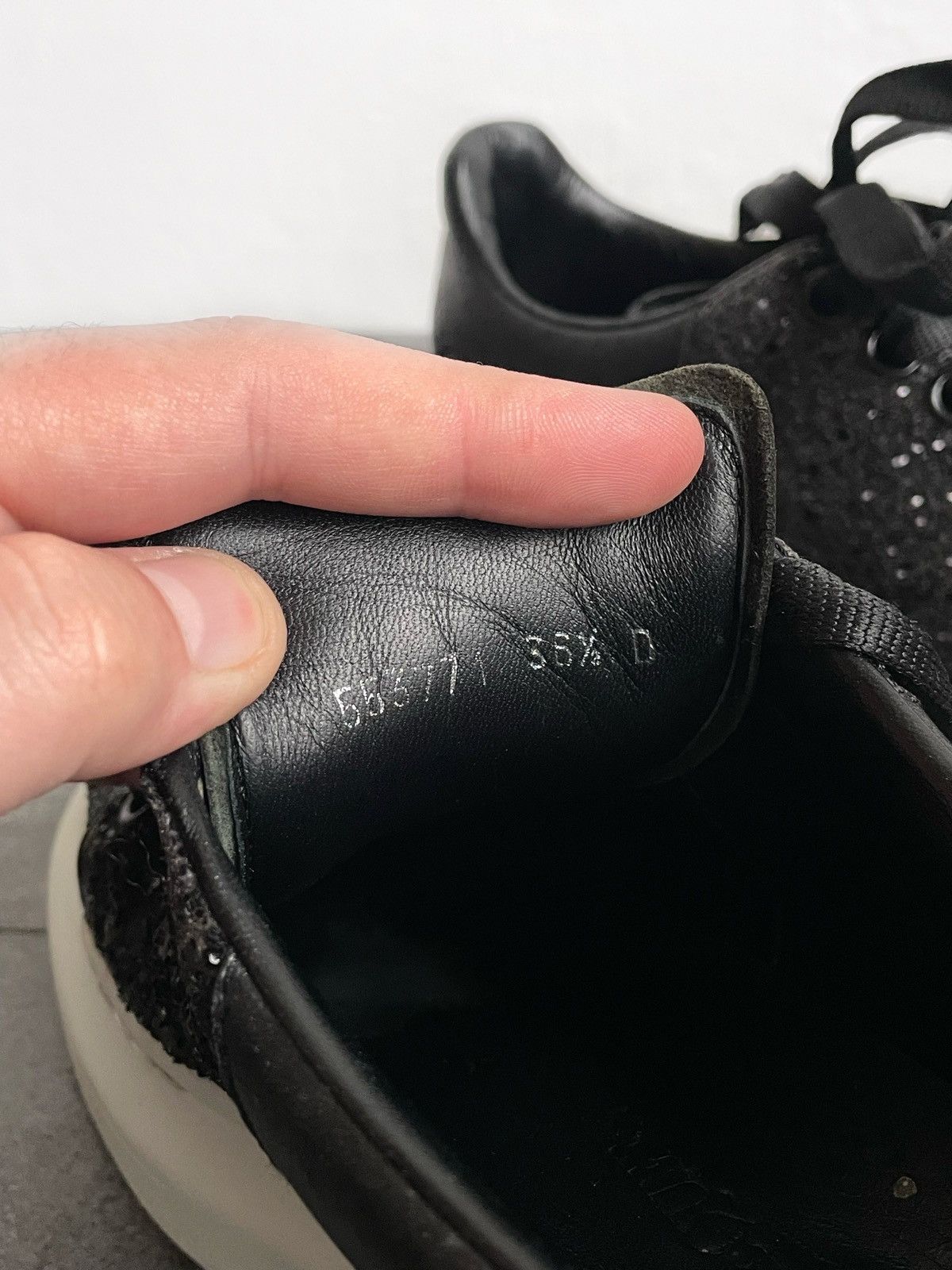 Alexander McQueen Alexander McQueen Black Oversized Glitter Women’s Sneakers Size US 6 / IT 36 - 16 Thumbnail