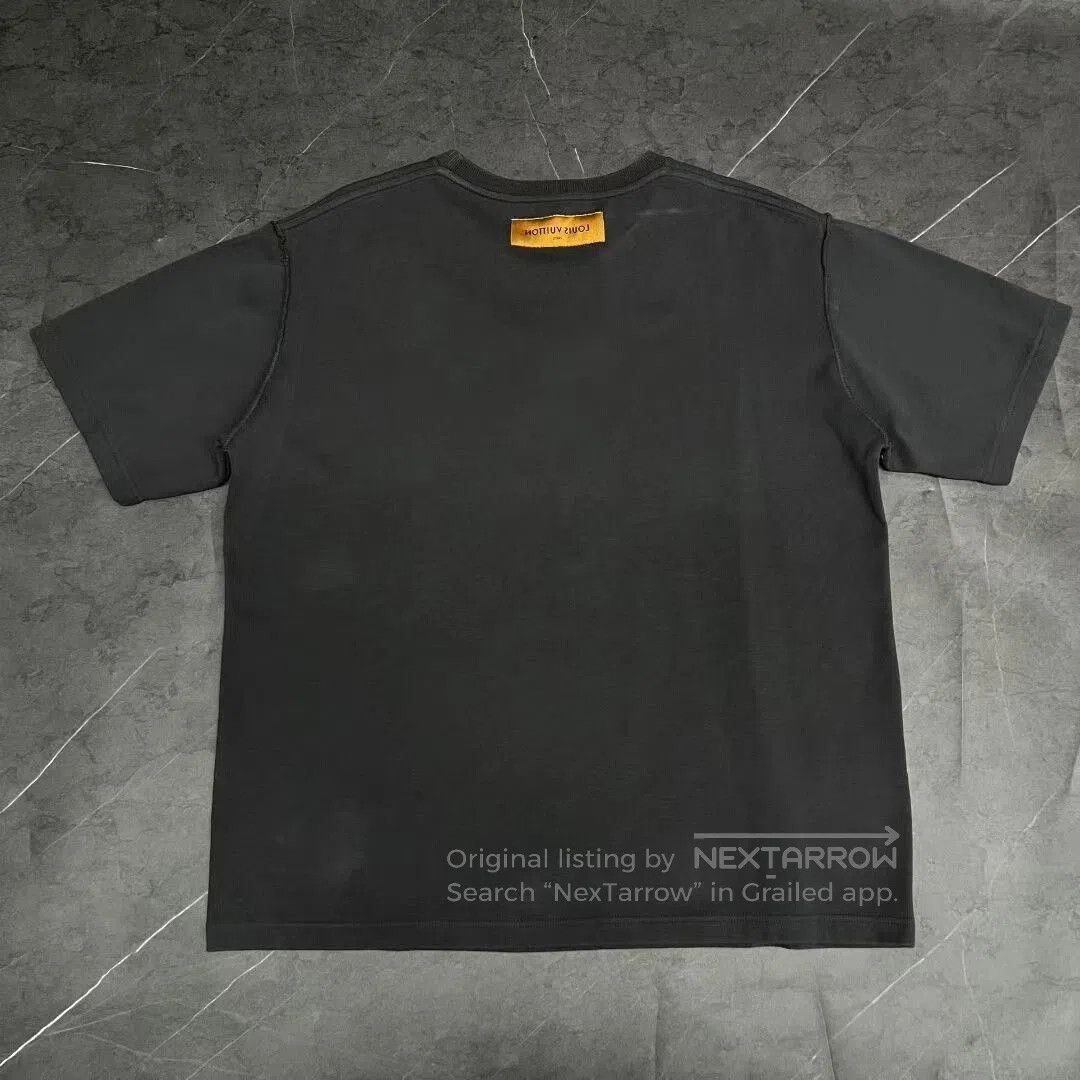Louis Vuitton louis vuitton embroidered logo short sleeve tee. Size US XXL / EU 58 / 5 - 2 Thumbnail