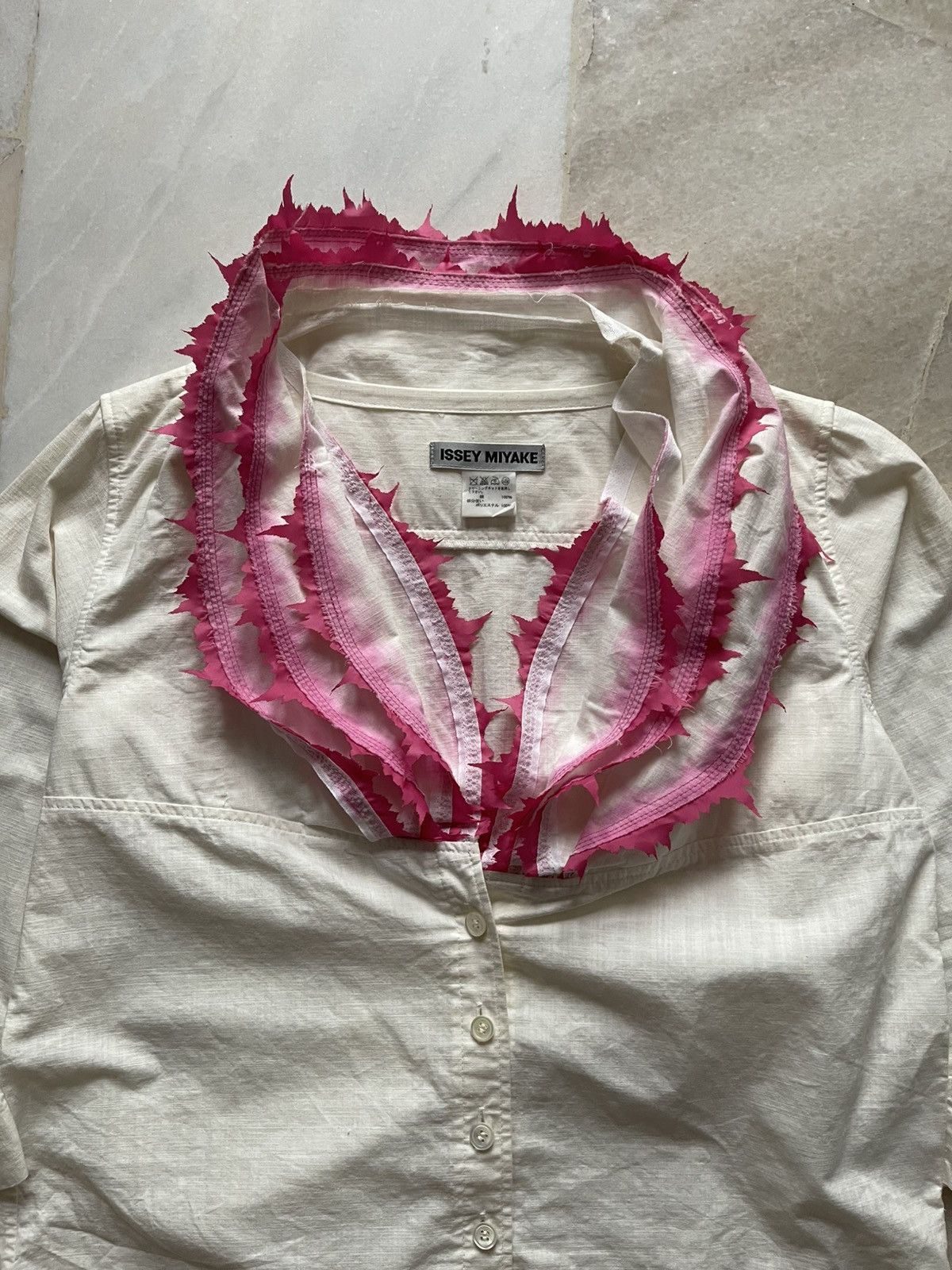 Issey Miyake Rare Issey Miyake Flower Flame Motif Button Ups Size M / US 6-8 / IT 42-44 - 2 Thumbnail