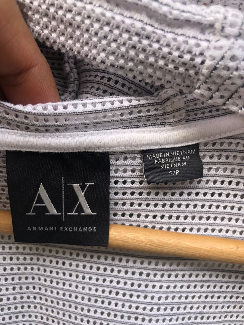 Armani Exchange G-Fall-2014 Armani Exchange Mesh Hoodie Zipper Size S / US 4 / IT 40 - 12 Thumbnail
