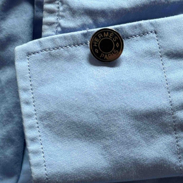 Hermes Hermes Blue shirt Size US L / EU 52-54 / 3 - 5 Thumbnail