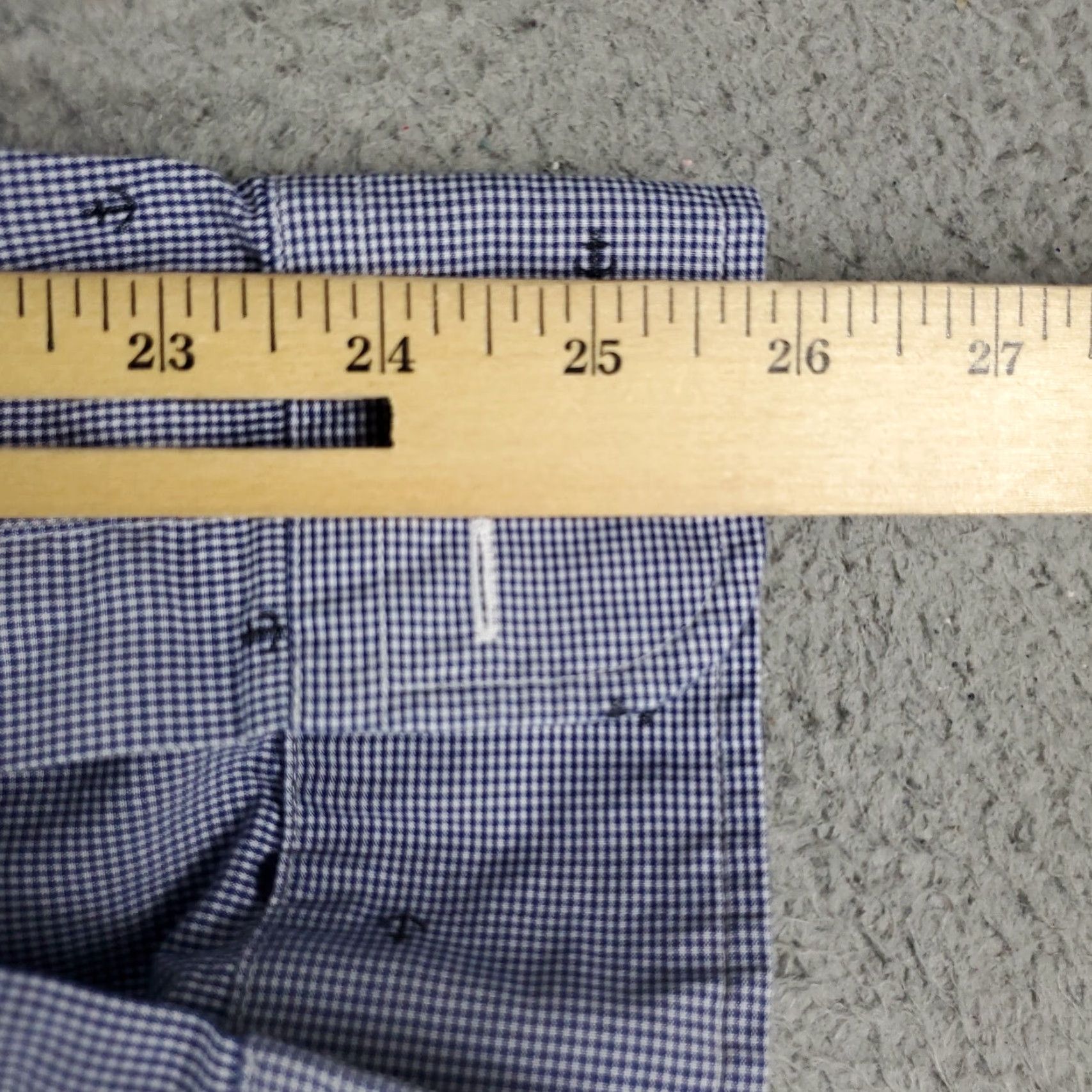 Brooks Brothers Brooks Brothers Shirt Mens XL Blue Check Button-Up Long Sleeve Size US XL / EU 56 / 4 - 6 Thumbnail