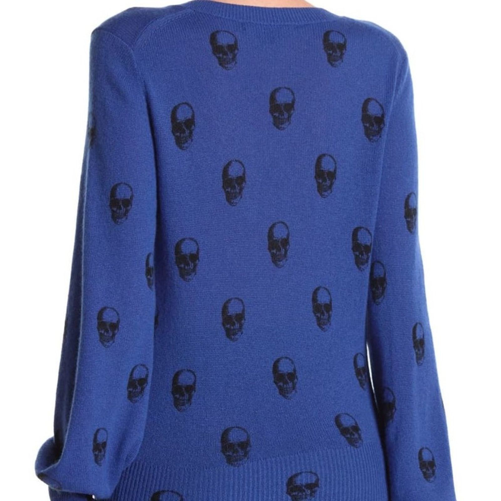 360Cashmere 360 Cashmere Skull Print Cashmere Sweater Size XS / US 0-2 / IT 36-38 - 8 Thumbnail