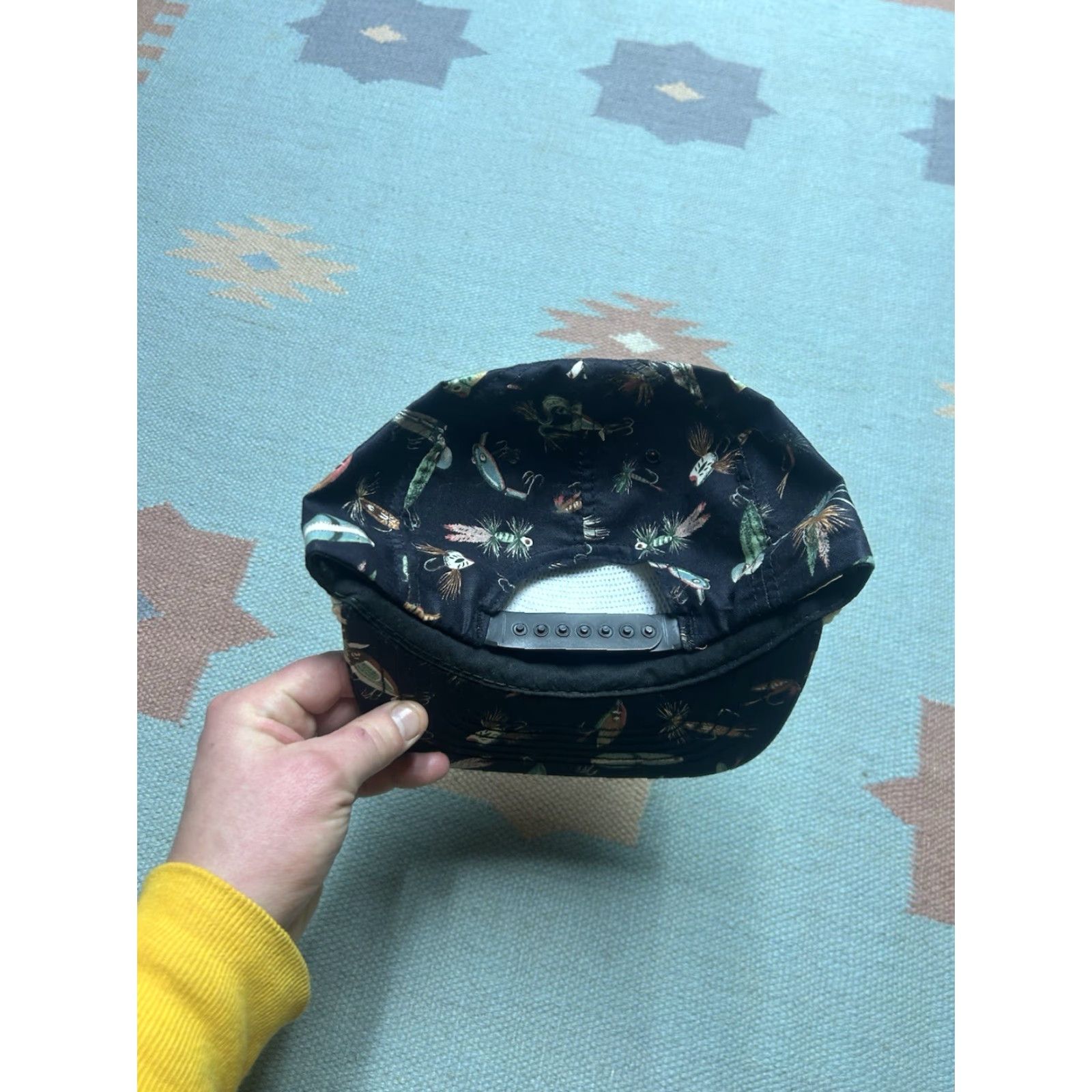 Vintage VINTAGE 90s Gander Mountain SnapBack Hat Cap Men Adjustable Black USA Fishing All Over Print Hats Size ONE SIZE - 4 Thumbnail