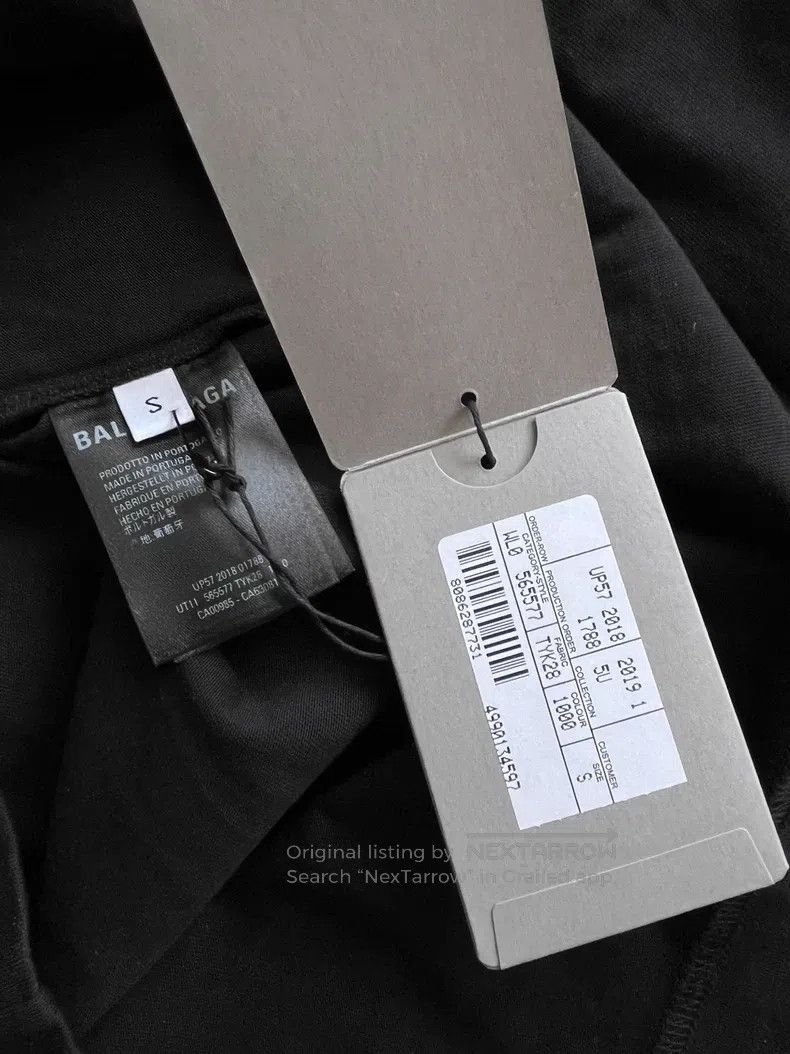 Balenciaga Balenciaga Original small logo long sleeve T-shirt Size US S / EU 44-46 / 1 - 5 Thumbnail
