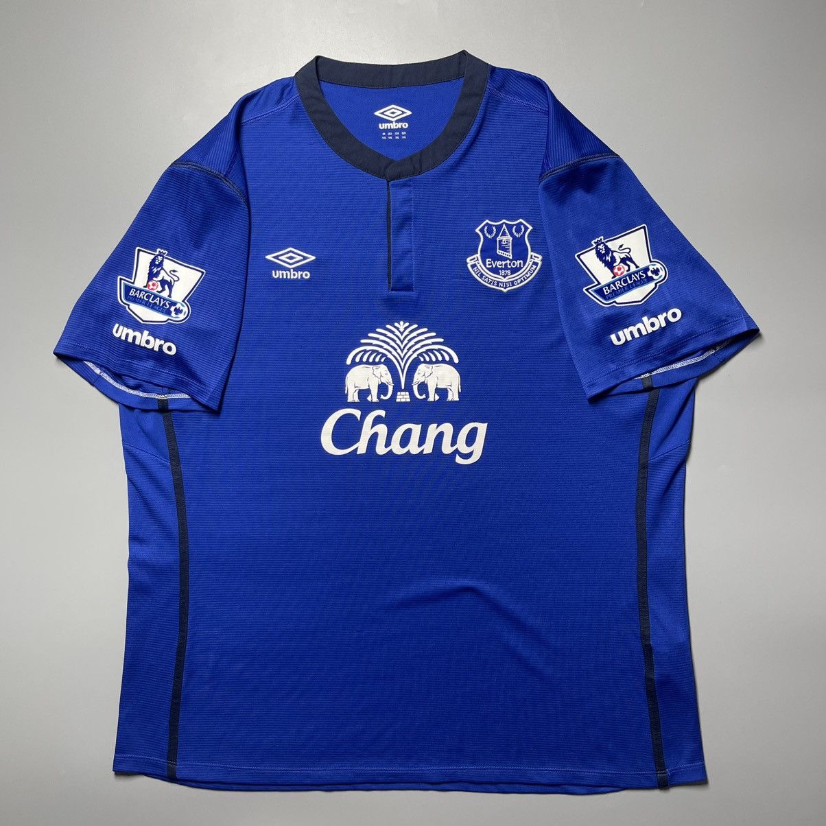 Umbro EVERTON UMBRO 2014/2015 FOOTBALL SOCCER HOME JERSEY #5 ETO’O Size US XXL / EU 58 / 5 - 2 Thumbnail