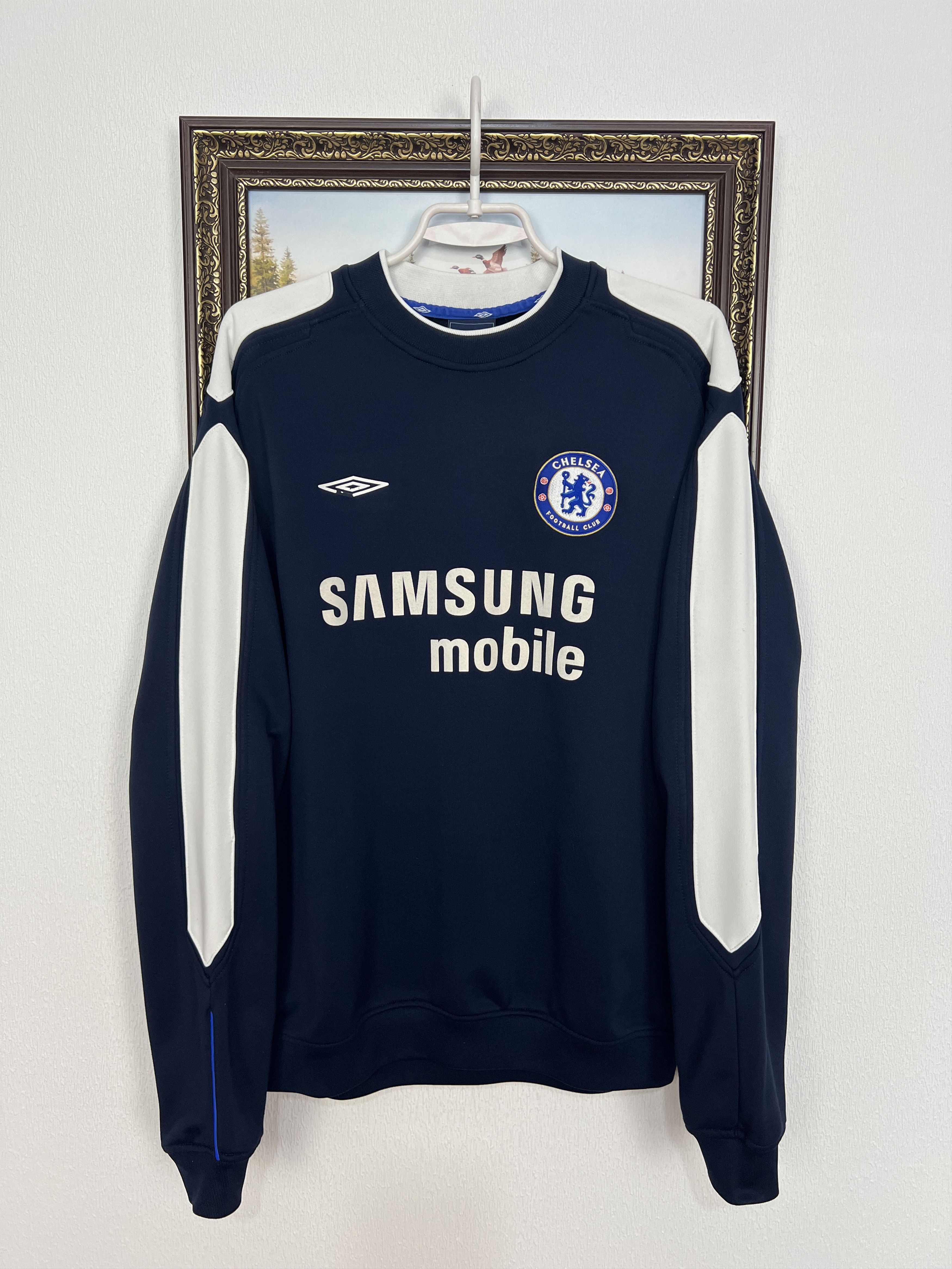 Umbro Chelsea Football Sweatshirt Soccer Crewneck Track Top Size US M / EU 48-50 / 2 - 1 Thumbnail