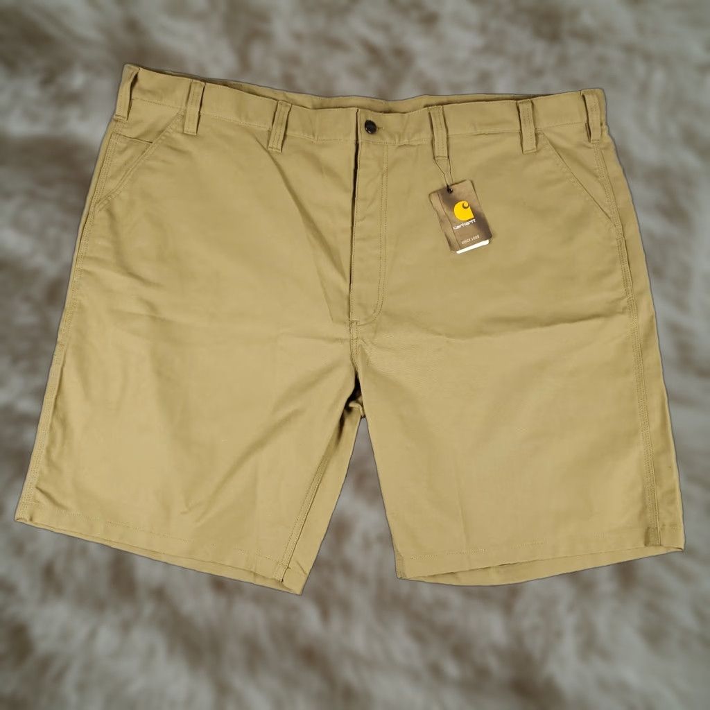 Carhartt Carhartt Relaxed Fit Canvas Shorts Mens Size 50 Beige 5-Pocket Work Bermuda Size US 34 / EU 50 - 1 Thumbnail