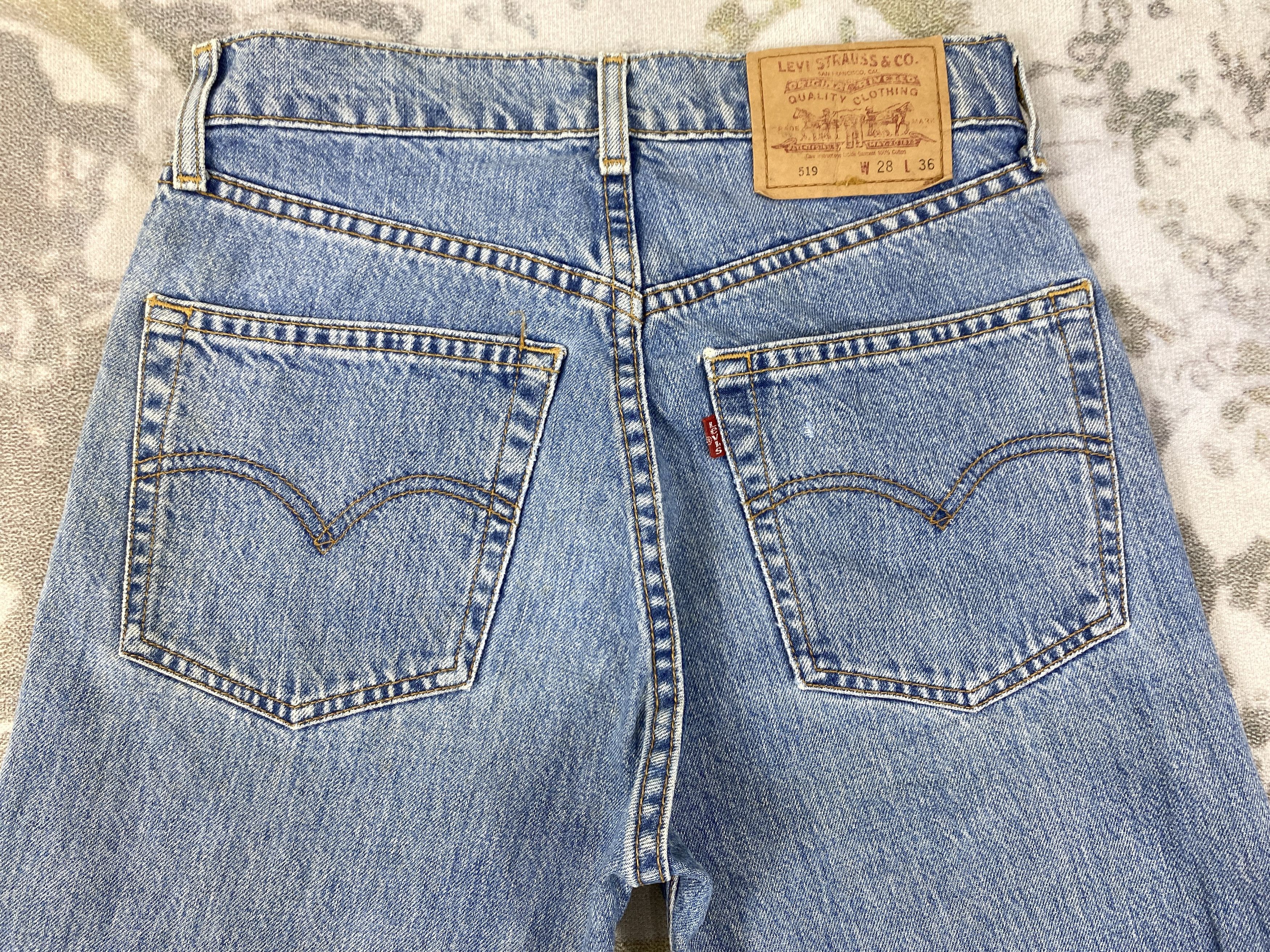 Levi's Blue Vintage Levi's 519 Jeans 27x31 Denim -JN1055 Size US 27 - 4 Thumbnail