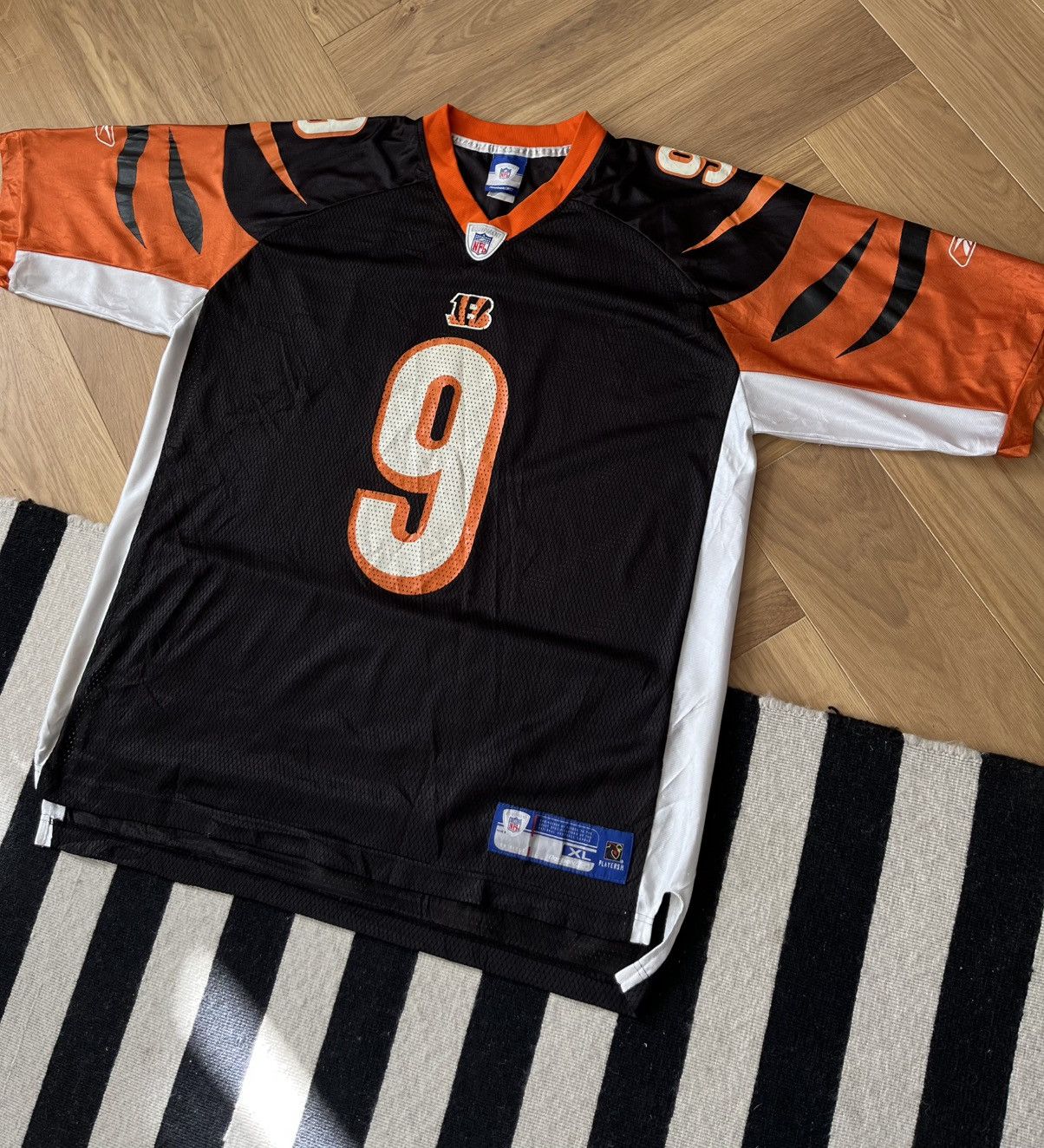 Reebok Carson Palmer Cincinnati Bengals 2005–06 Reebok Home Jersey Size US XL / EU 56 / 4 - 5 Thumbnail