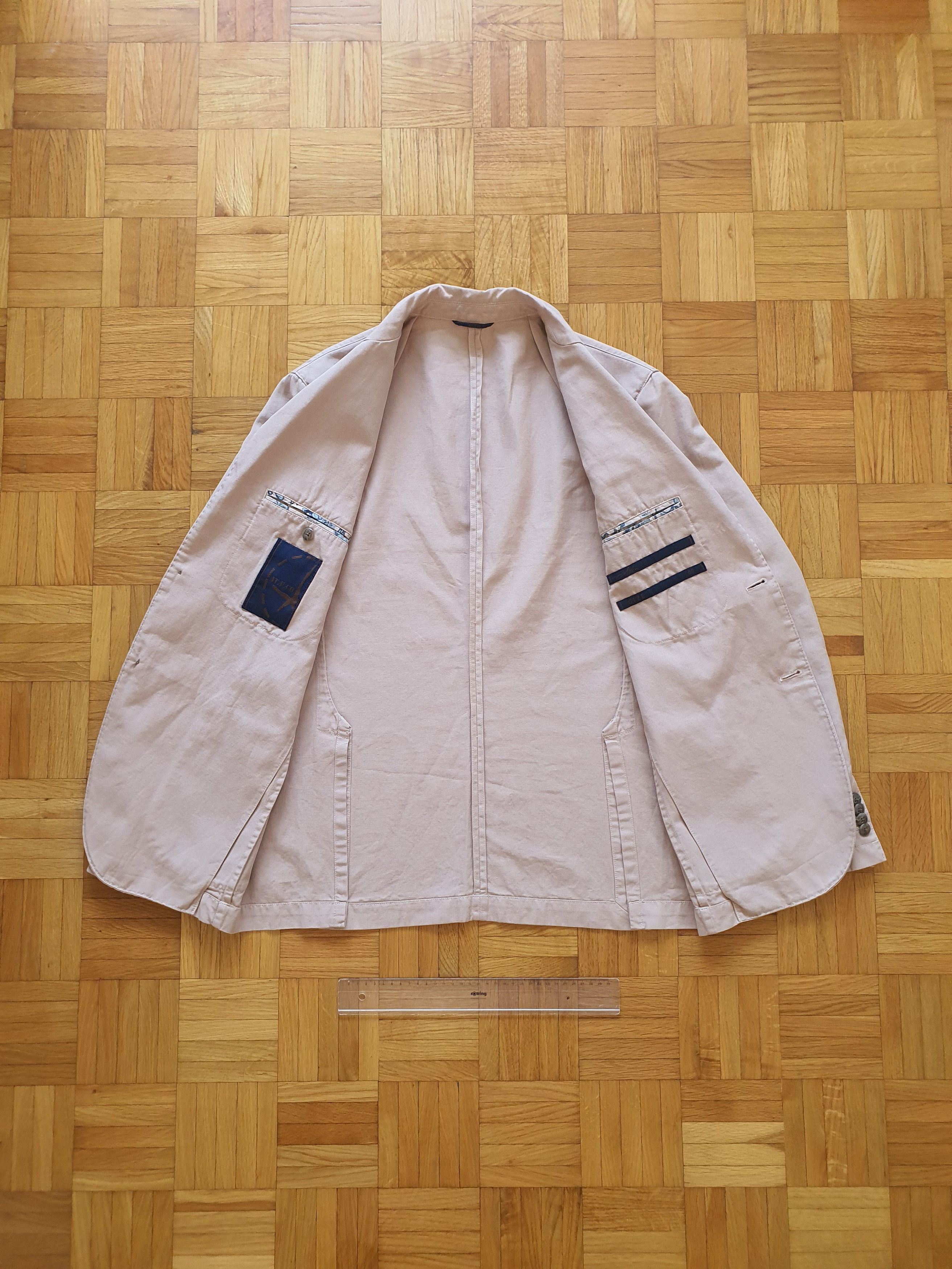 AT.P.CO ALAN Blazer Sports Coat - Slim, Stretch, Cotton-Linen Size 38R - 4 Thumbnail