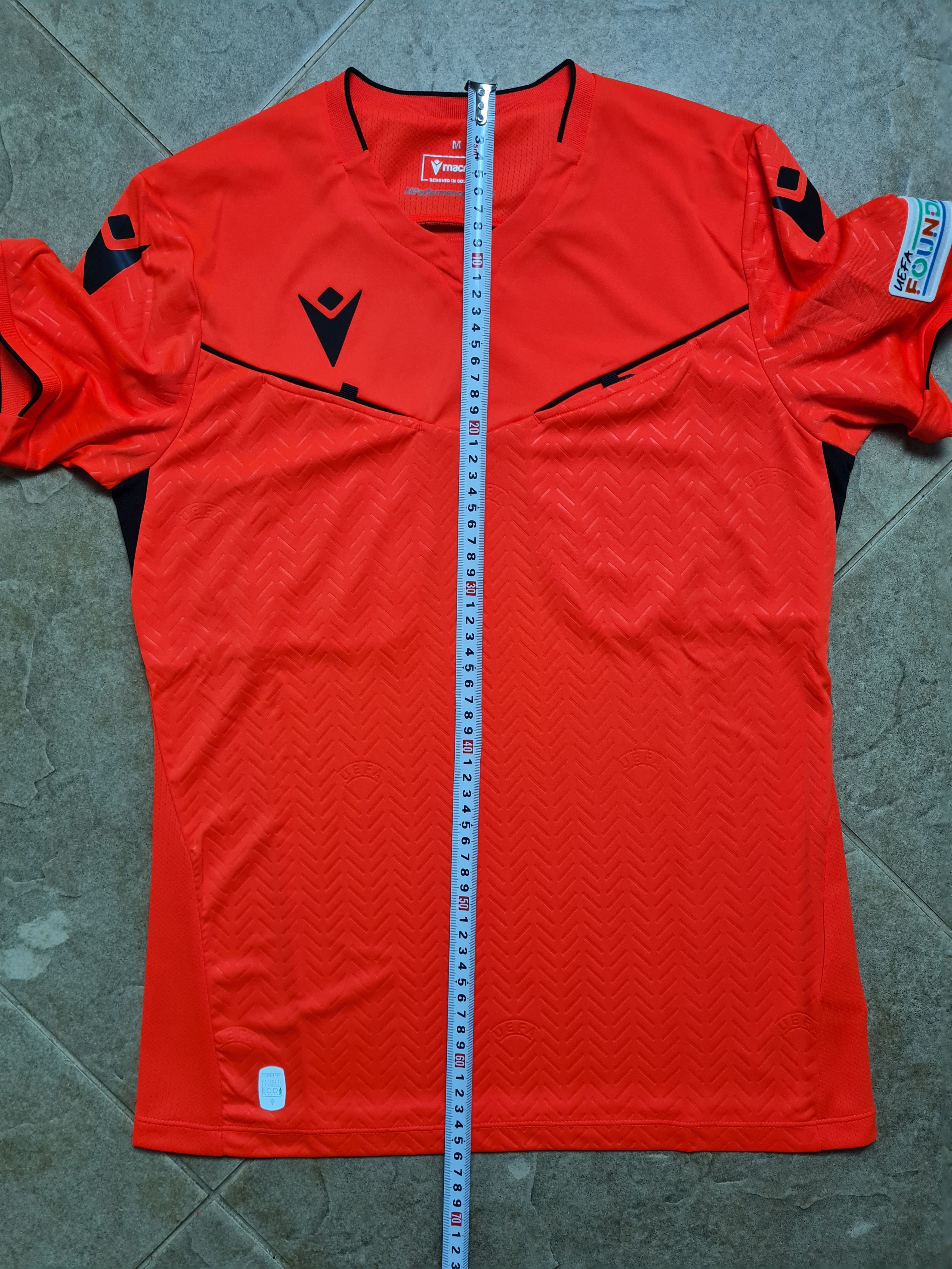 Macron Macron UEFA EURO 2024 Referee Shirt Neon Red Ponnet Eco Size US M / EU 48-50 / 2 - 4 Thumbnail