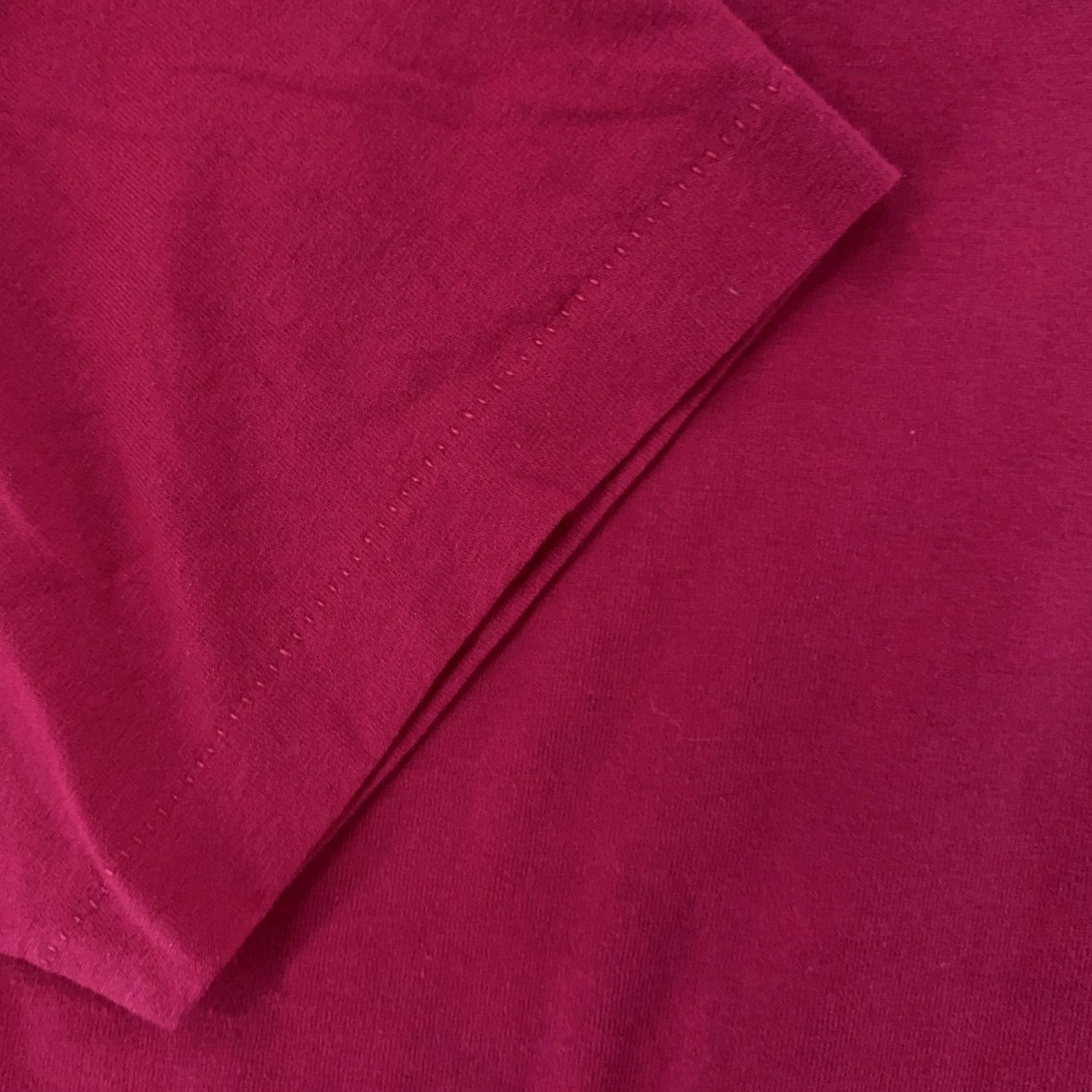Fruit Of The Loom VINTAGE Fruit of the Loom Shirt Mens XL Pink 90s Crew Neck Short Sleeve T-Shirt Solid Tee All Seasons Tagless Size US XL / EU 56 / 4 - 4 Thumbnail