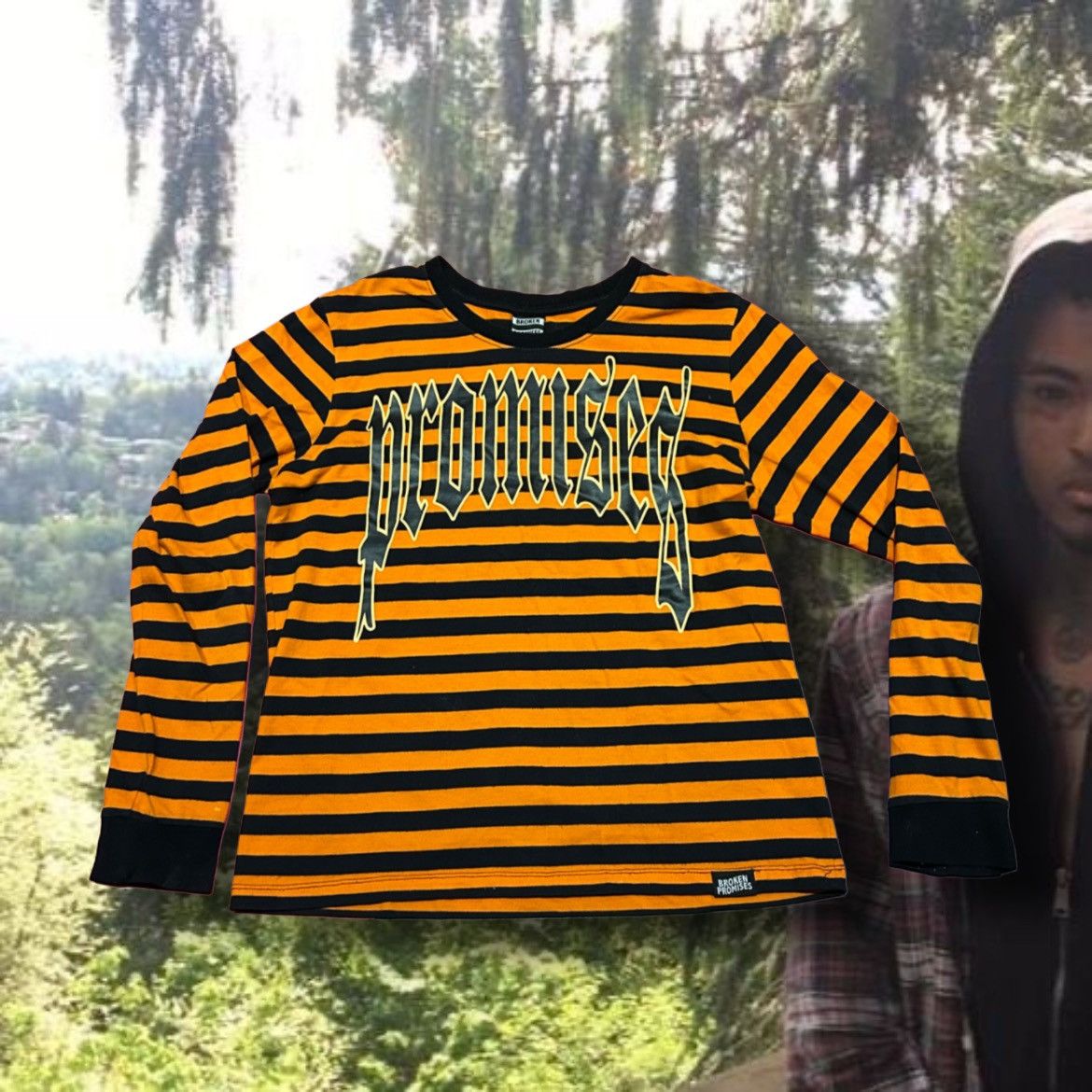 Broken Promises Co. × Japanese Brand BROKEN PROMISES ORIGINAL STRIPED LONG SLEEVE Size US M / EU 48-50 / 2 - 1 Thumbnail