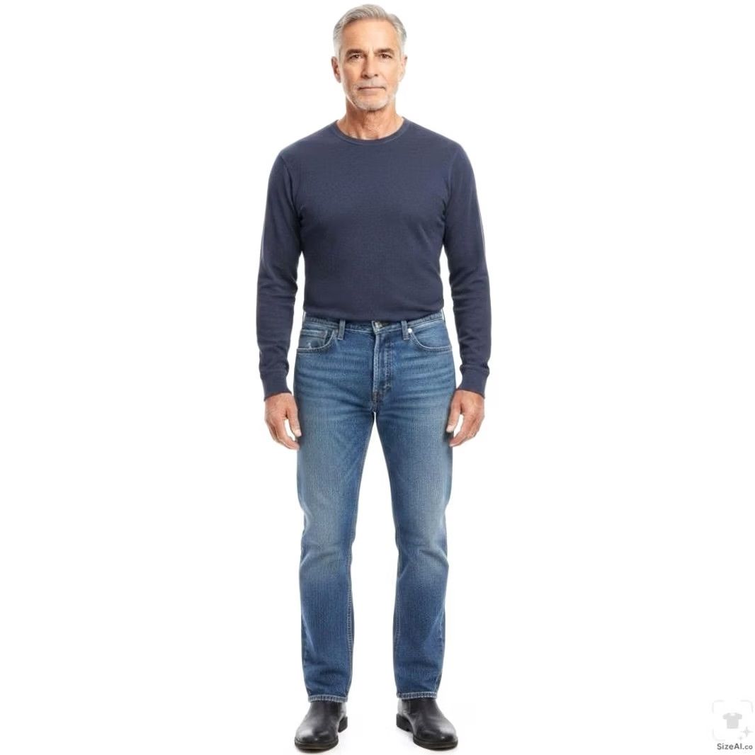 Levi's Levi's 505 Jeans Mens 36 Regular Zip Fly Denim Blue Medium Wash Straight 5-Pocket Size US 36 / EU 52 - 4 Thumbnail