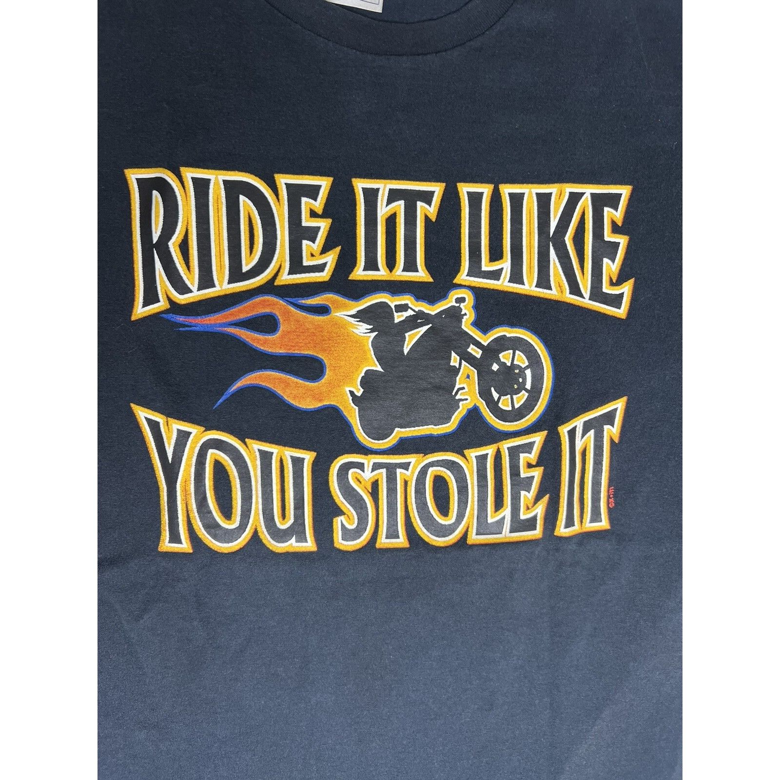Other Vintage Biker Chopper Motorcycle T-Shirt “Ride it Like You S Size US XL / EU 56 / 4 - 2 Thumbnail