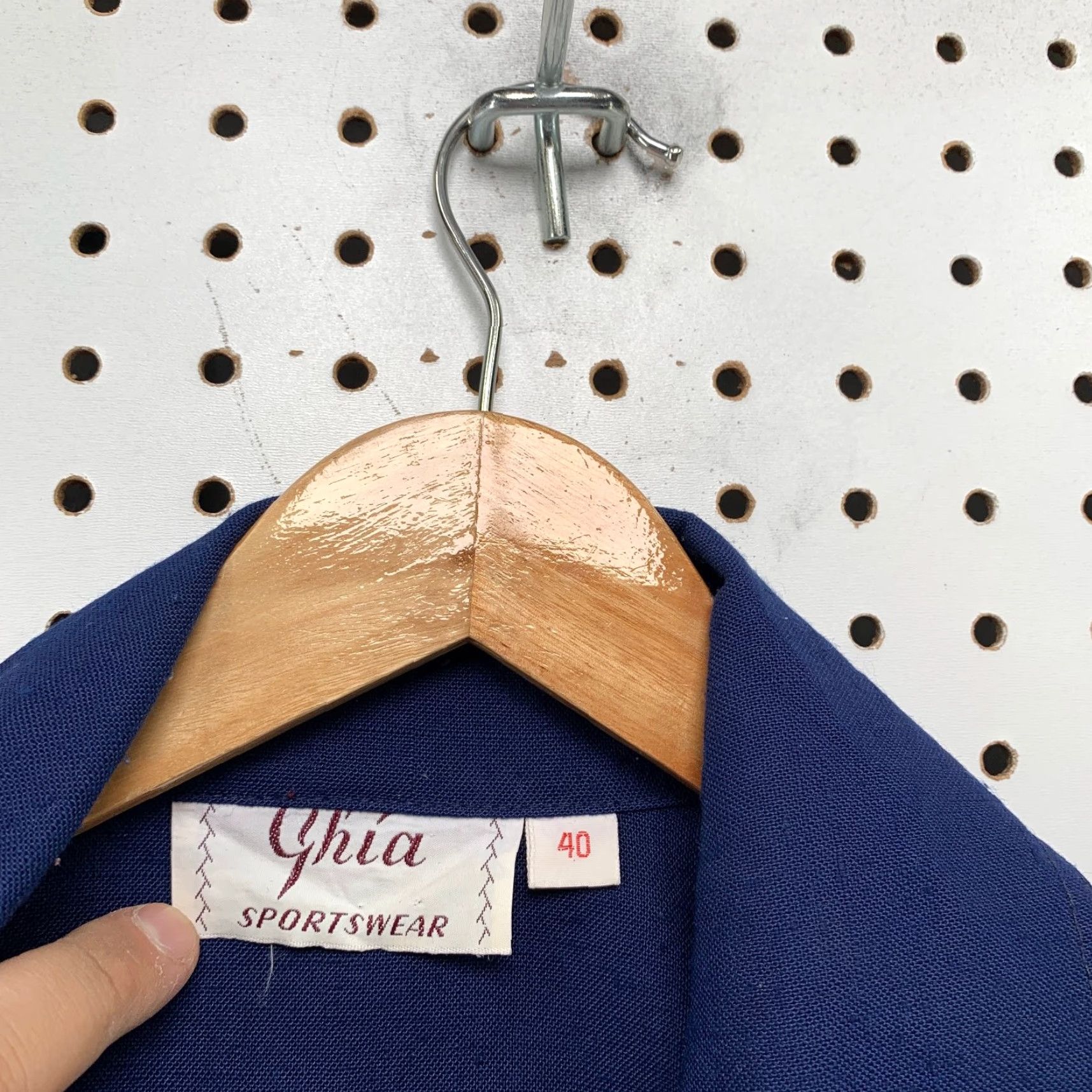 Vintage VINTAGE Ghia Shirt Jacket Mens M Navy Blue Talon Zip 60s 70s Shirt Jacket Ghia Navy Blue Medium 50 Vintage Mens Zip Button-Up 60s 70s Size US M / EU 48-50 / 2 - 3 Thumbnail