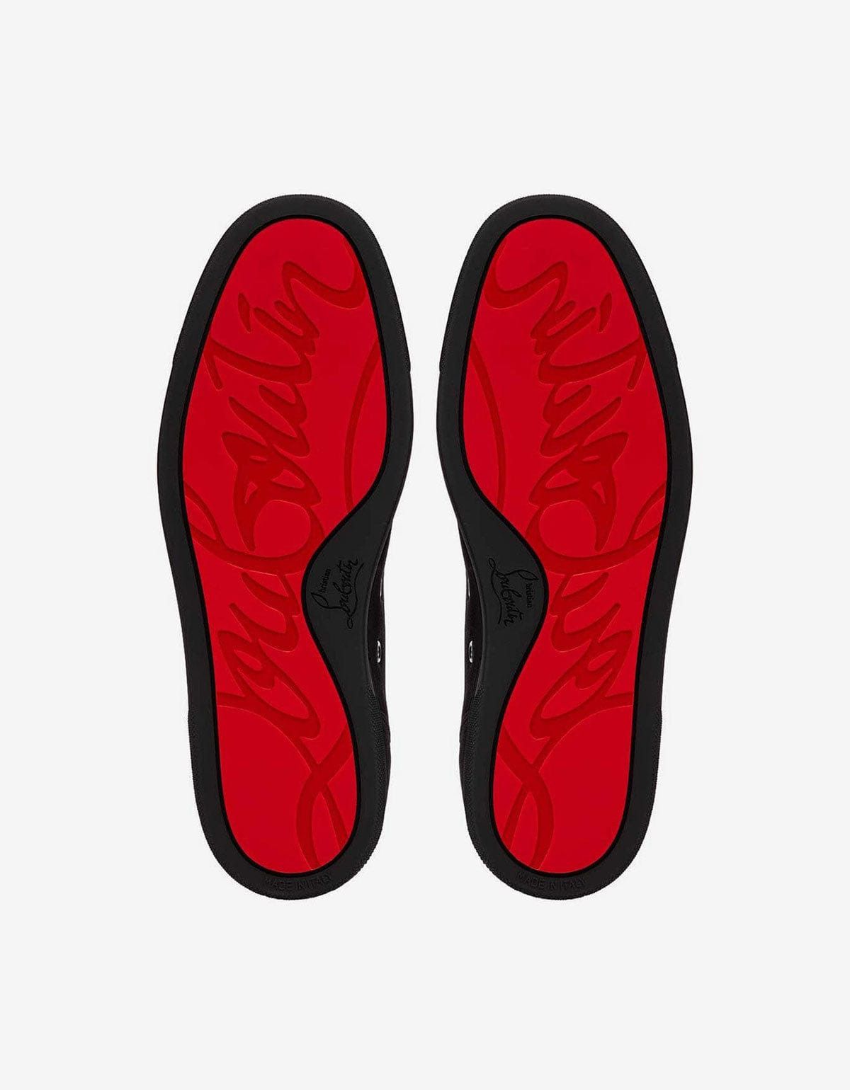 Christian Louboutin Christian Louboutin Louis Junior Black Suede Trainers Size US 11.5 / EU 44-45 - 5 Thumbnail