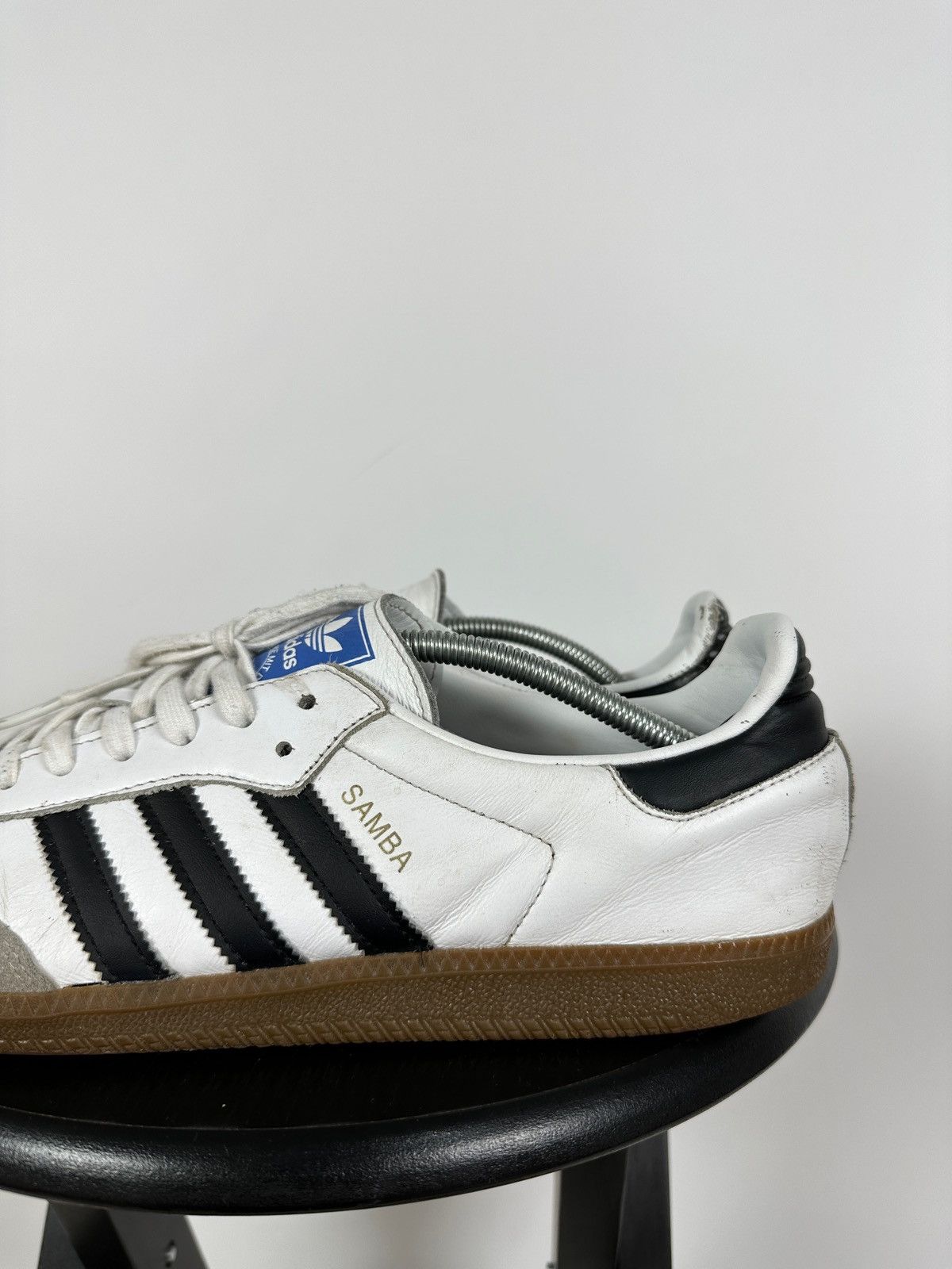 Adidas Vintage Adidas Samba Leather Low Top Sneakers Size US 13 / EU 46 - 14 Thumbnail