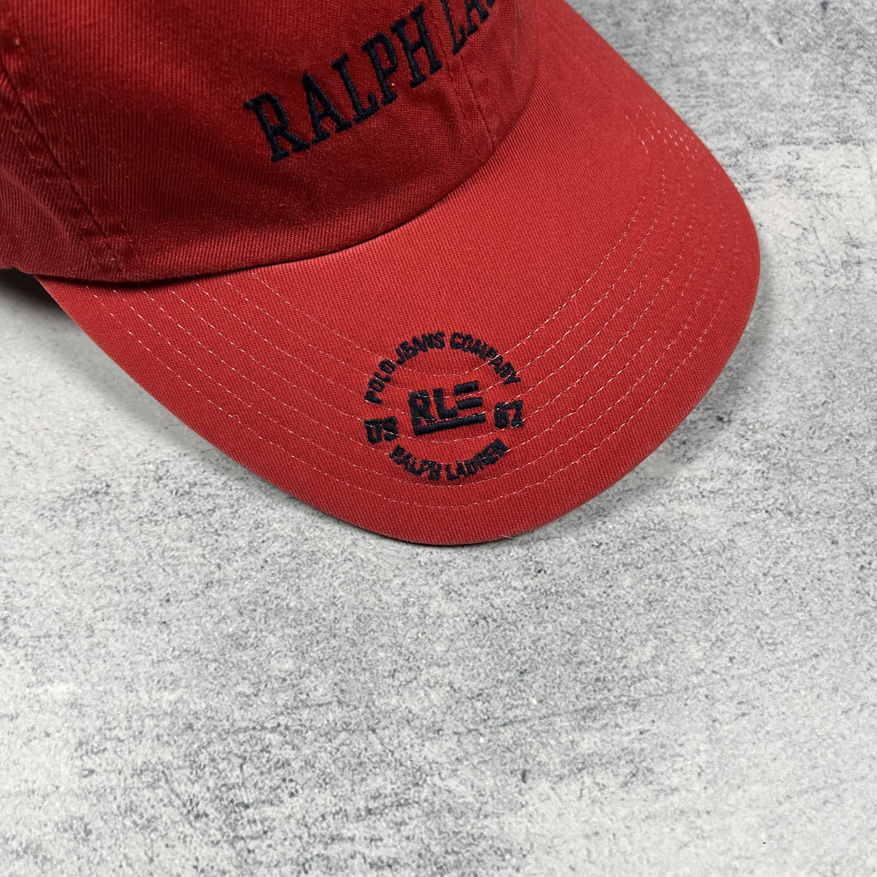 Polo Ralph Lauren Vintage Ralph Lauren Big Logo Baseball Cap 90’s Size ONE SIZE - 6 Thumbnail