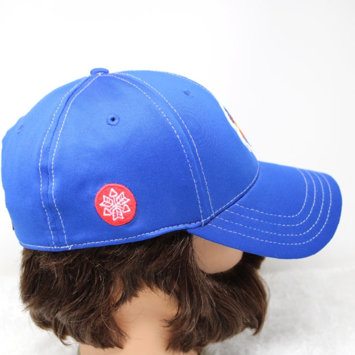 Vintage Black Clover Hat Mens XL Blue 100% Polyester Baseball Cap Sports Knit Style Casual Adjustable Cap Size ONE SIZE - 5 Thumbnail