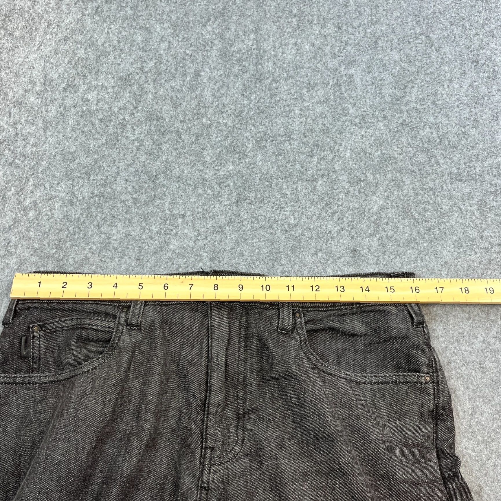 Emporio Armani Emporio Armani J45 Jeans Mens 32 Regular Straight Dark Wash Black Stretch Denim 5-Pocket GA GA Size US 32 / EU 48 - 6 Thumbnail