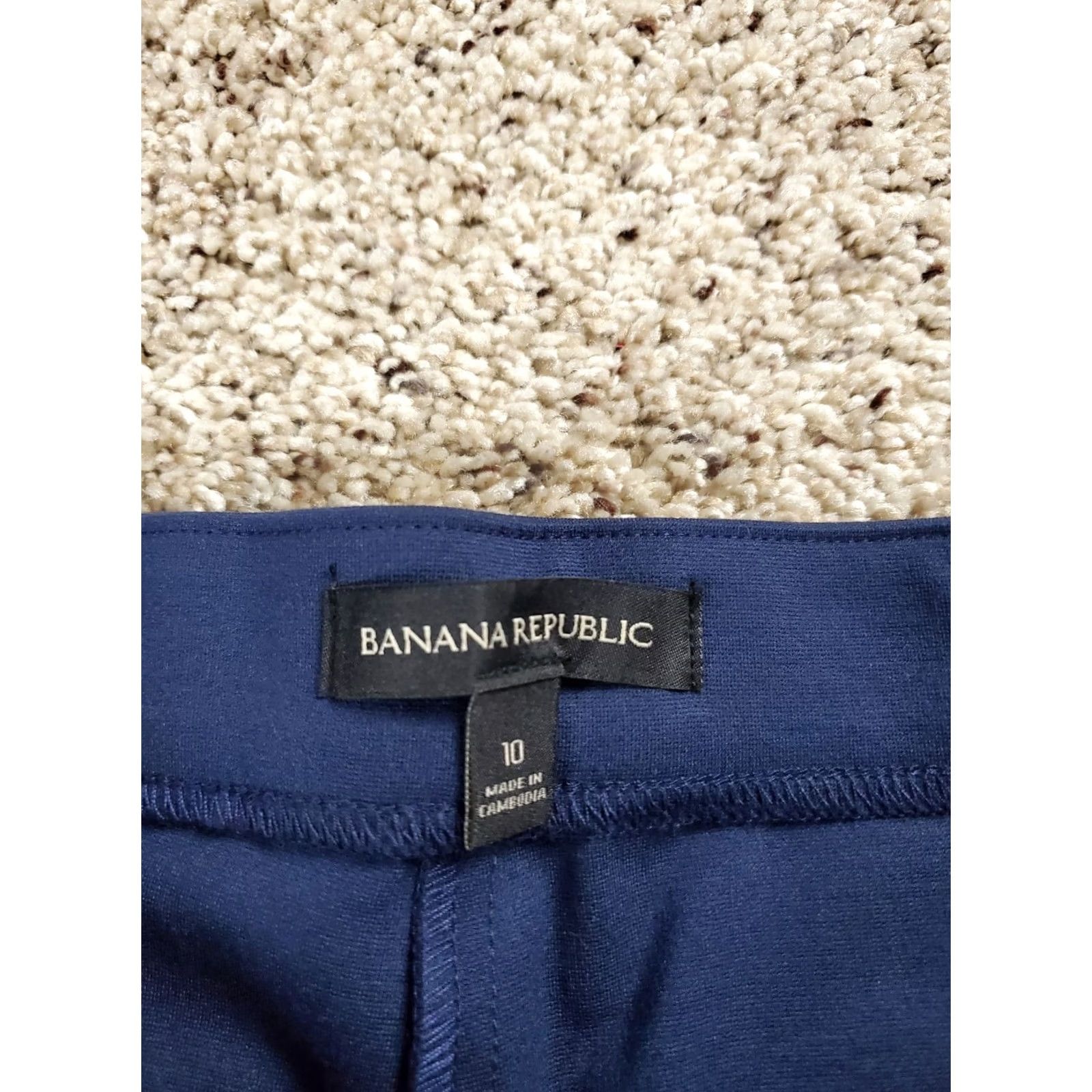 Banana Republic Banana Republic Skinny Everywhere Ponte Pants 10 Women Blue High Rise Ankle NWT Size 32" / US 10 / IT 46 - 3 Thumbnail