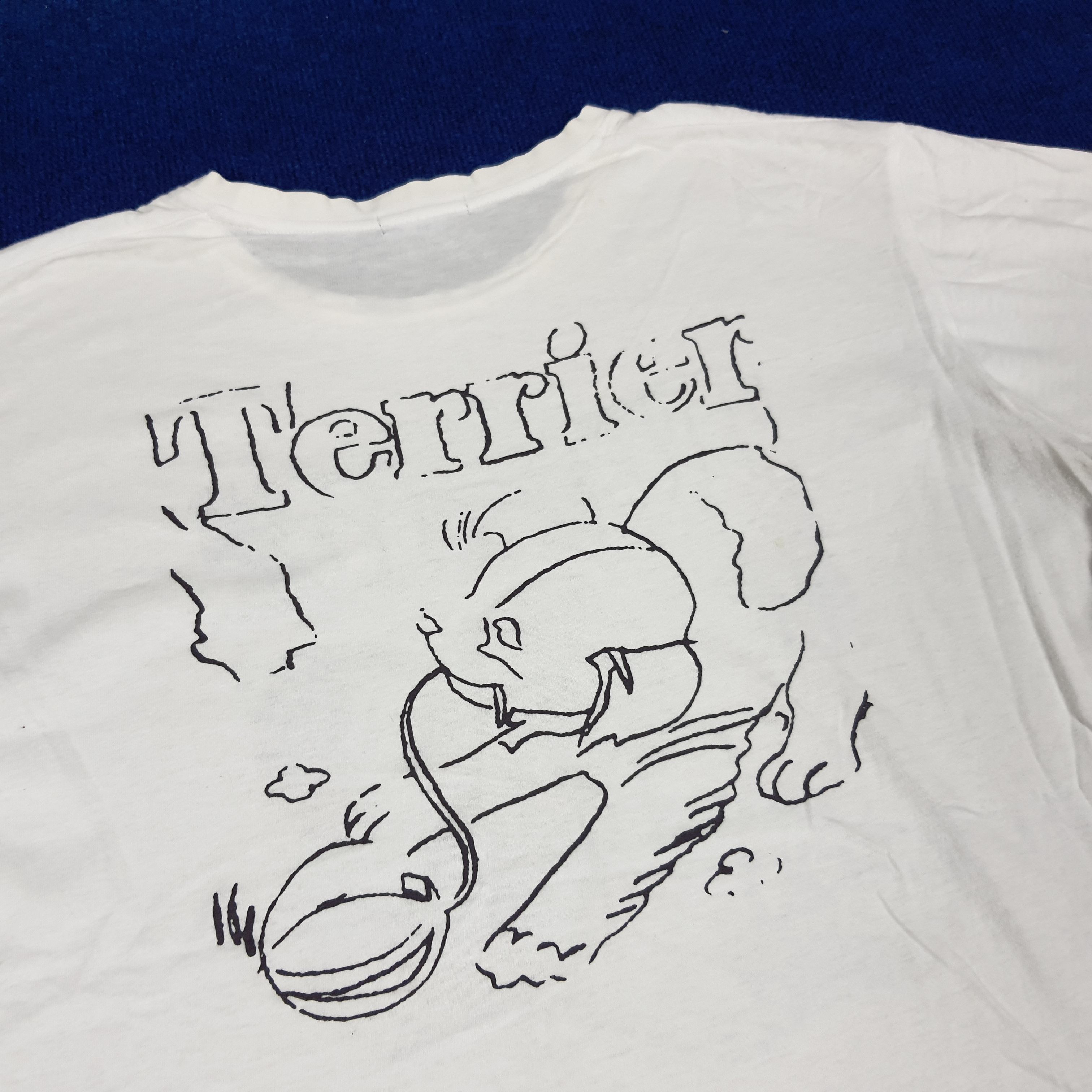 Andy Warhol × Vintage Vintage Andy Warhol Terrier Art T-shirt Size US XL / EU 56 / 4 - 4 Thumbnail