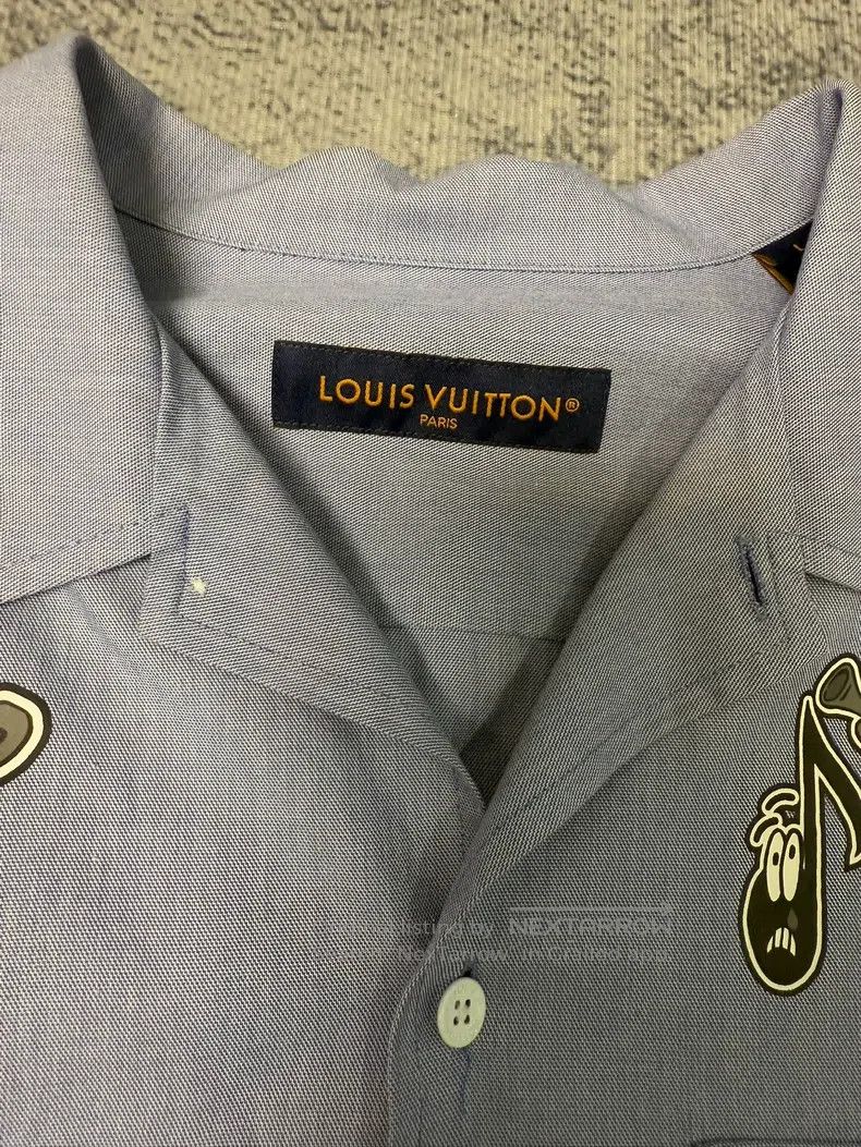 Louis Vuitton Louis Vuitton Blue long-sleeved shirt Size US L / EU 52-54 / 3 - 4 Thumbnail