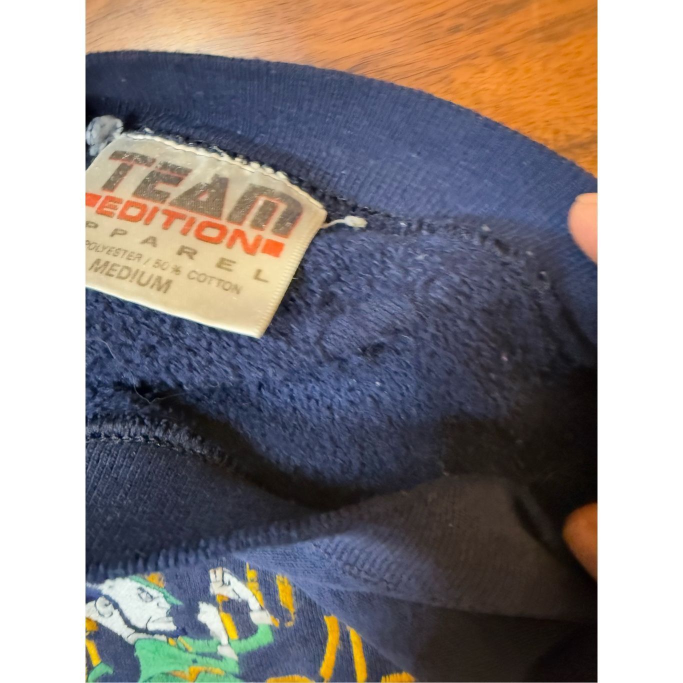 Vintage Size M - Notre Dame 1990s Vintage sweatshirt Crewneck Embroi Size US M / EU 48-50 / 2 - 5 Thumbnail