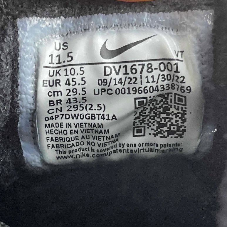 Nike Nike Air VaporMax 2023 Flyknit Oreo Black White DV1678-001 Size US 11.5 / EU 44-45 - 9 Thumbnail