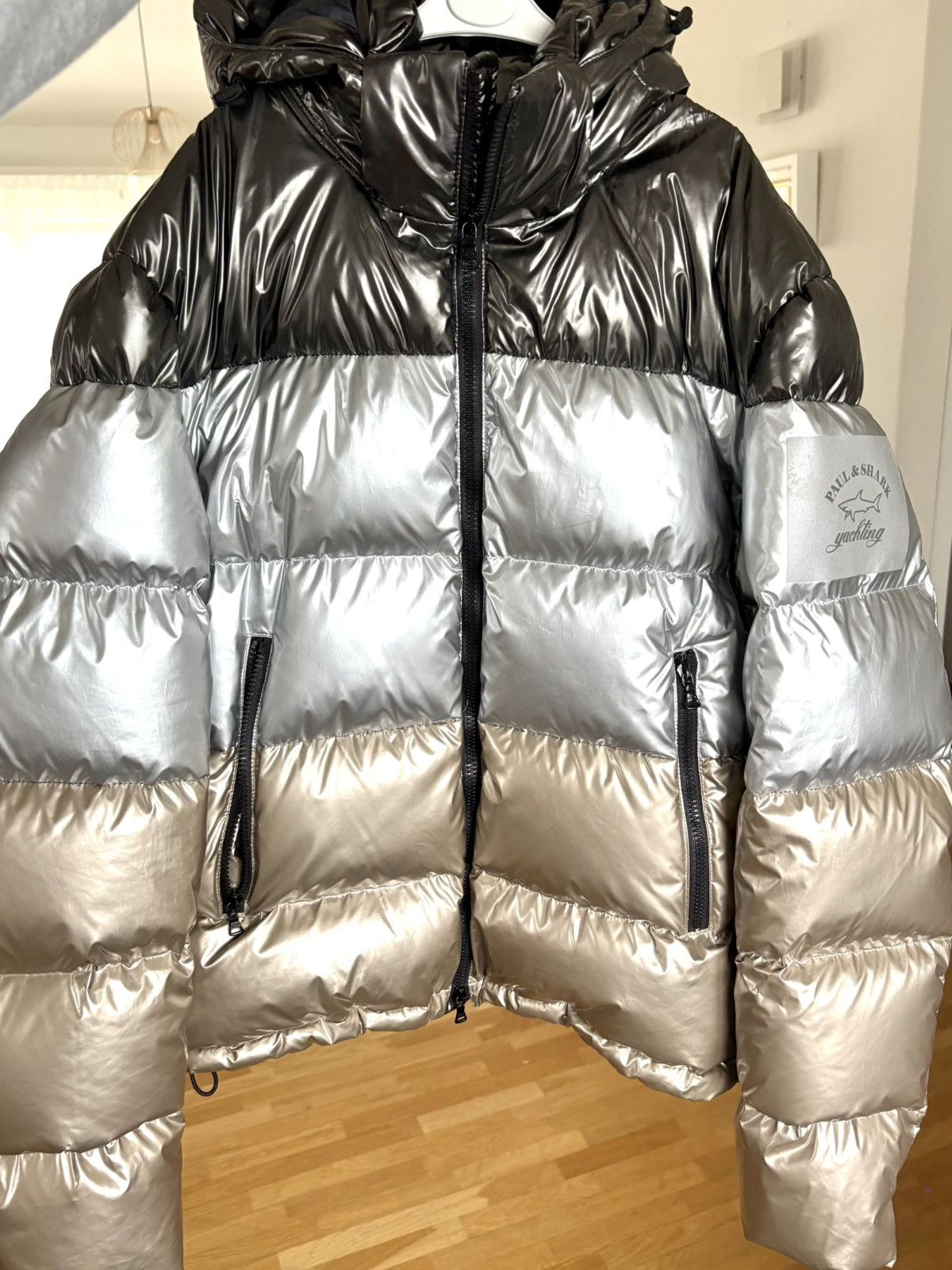 Paul & Shark Paul&Shark down jacket- metalic degradé colorblock- Like New Size US M / EU 48-50 / 2 - 9 Thumbnail