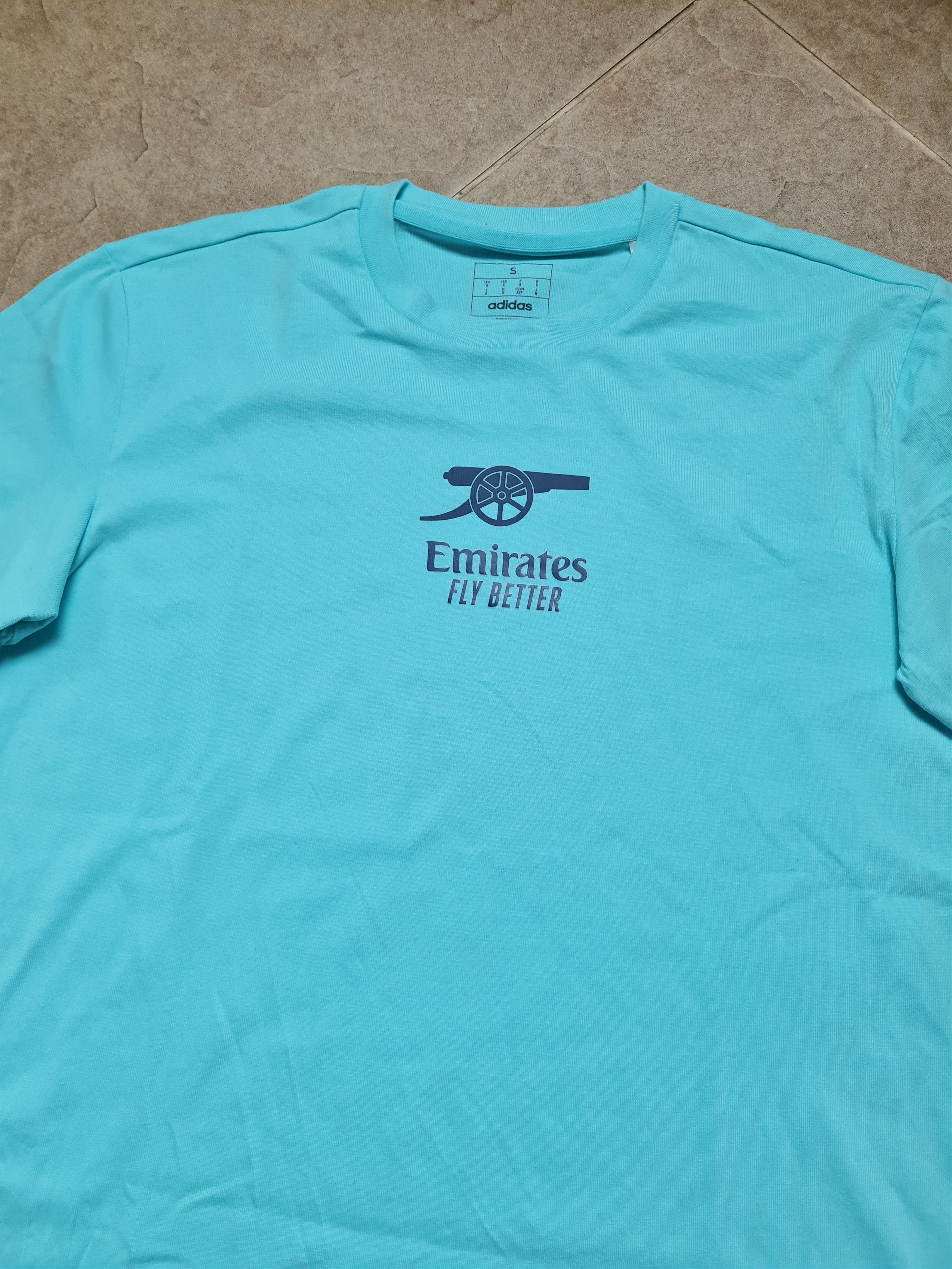 Arsenal Adidas Player Issue Travel Tshirt 23/24 Green