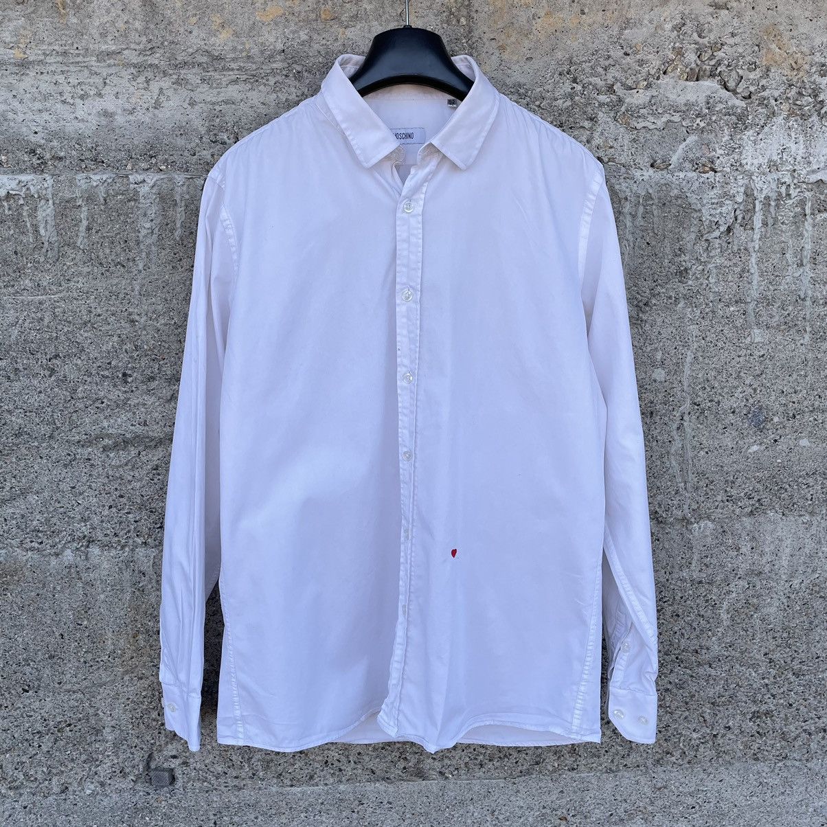 Moschino Luxury Moschino Shirt Button Up Classic Fir Y2K Old Money Size US M / EU 48-50 / 2 - 1 Thumbnail