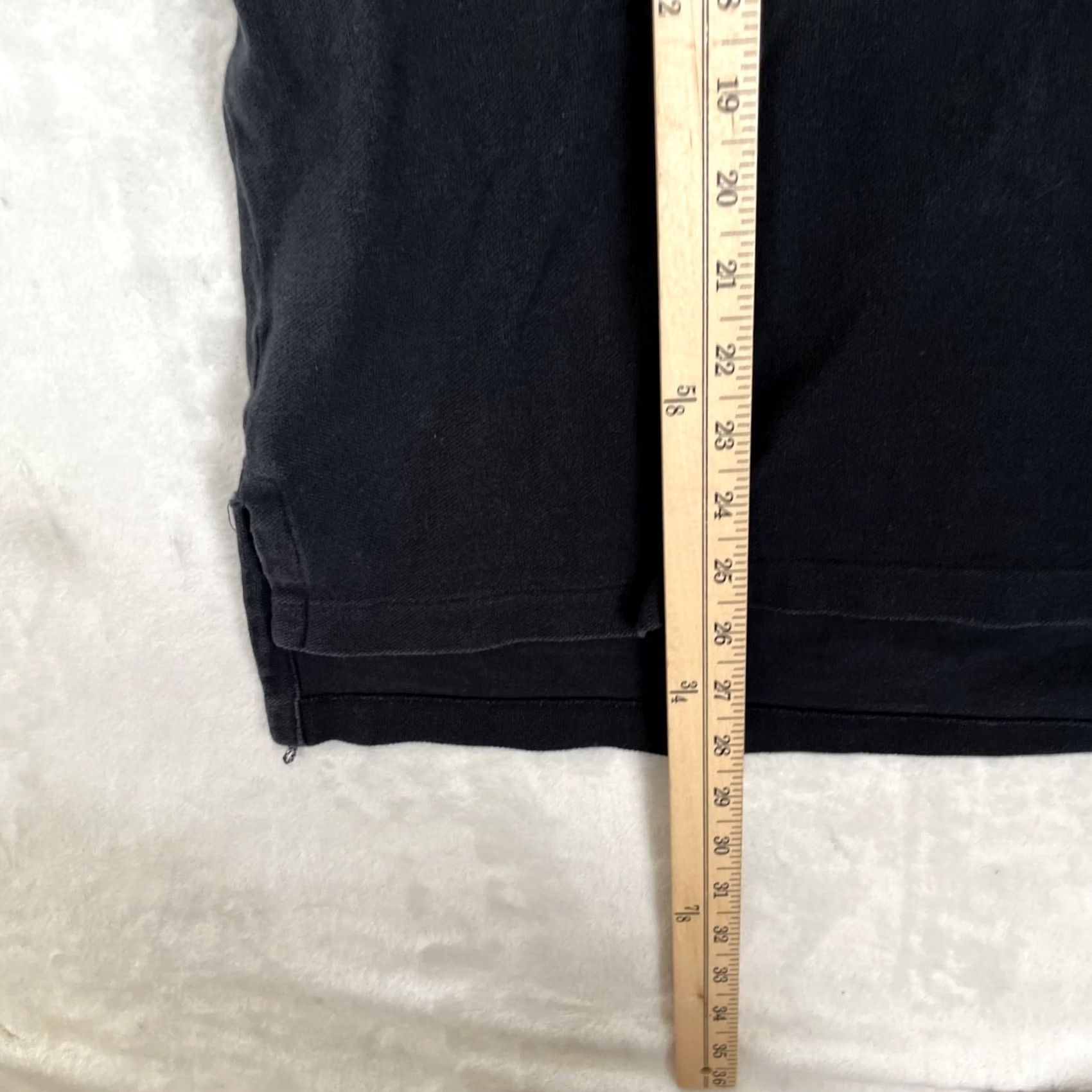 Polo Ralph Lauren VINTAGE Polo Ralph Lauren Polo Shirt Mens XL Black Red Pony Logo Faded Slimming All Seasons Short Sleeve Machine Washable Size US XL / EU 56 / 4 - 3 Thumbnail
