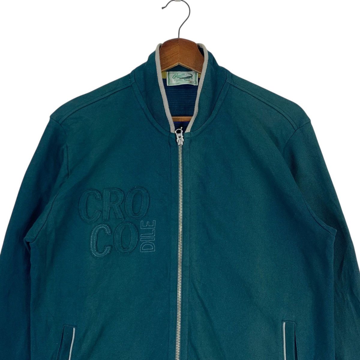 Japanese Brand × Vintage Vintage Crocodile Sweater Full Zipper Size US S / EU 44-46 / 1 - 2 Thumbnail